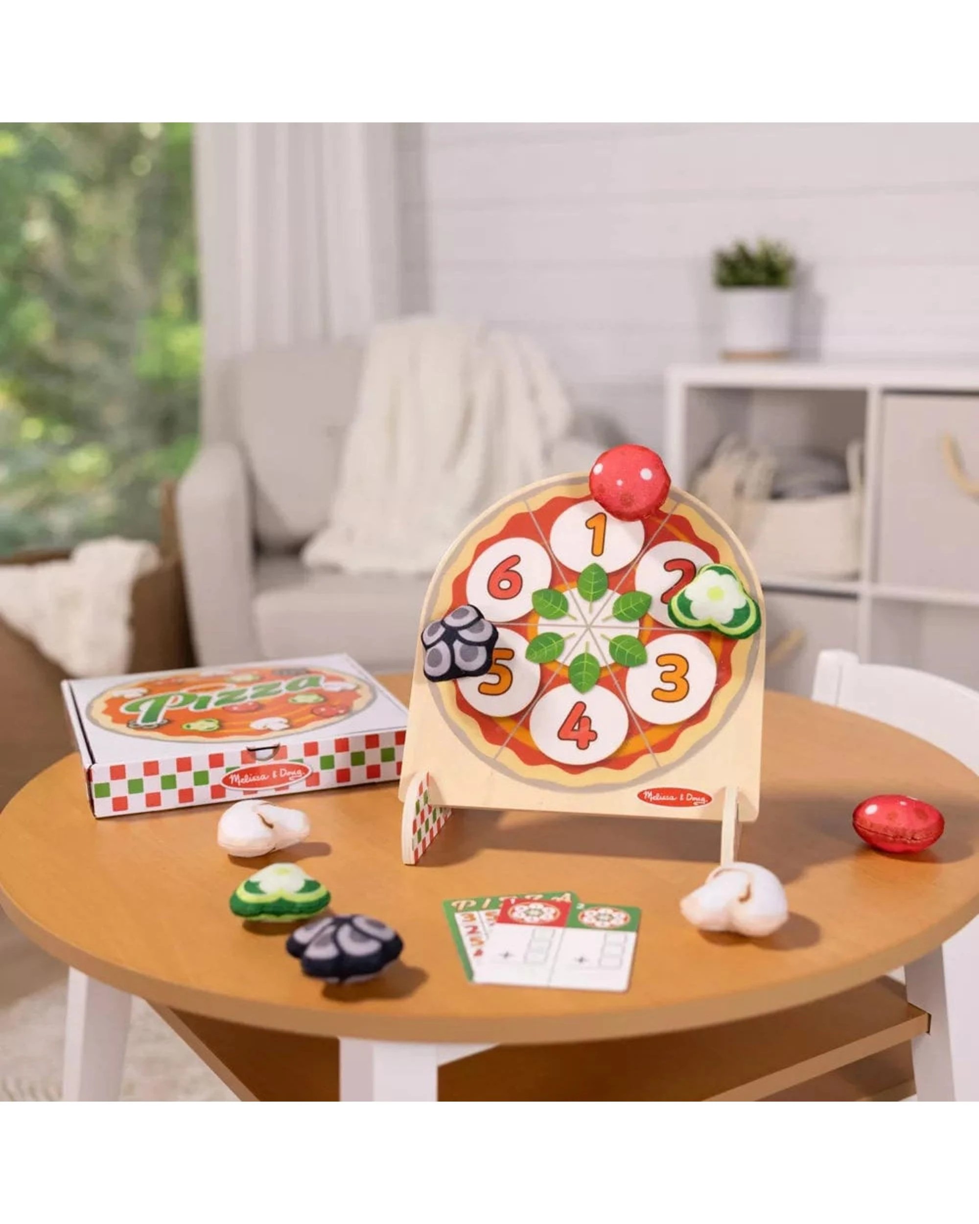 6 Melissa and Doug Pizza Topping Toss, 6 of 9