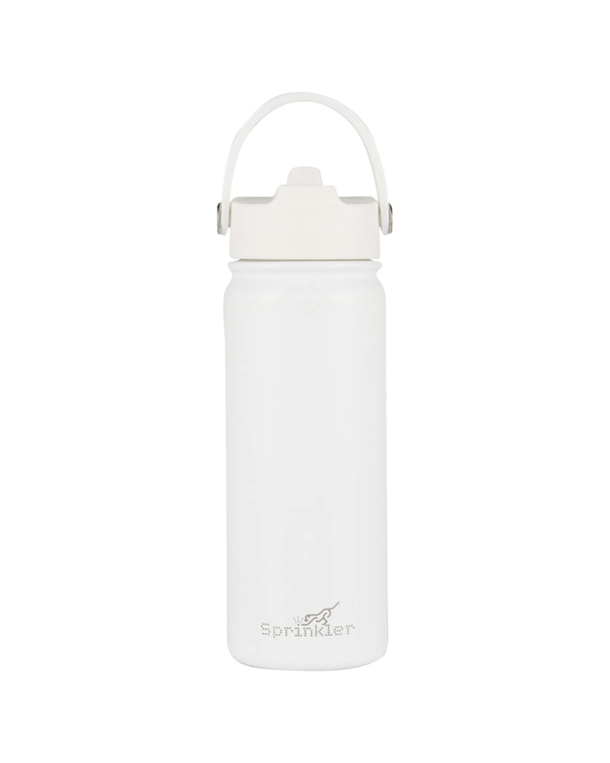1 Sprinkler Bella Sipper Insulated Drink Bottle 550ml Vacuum Insulated Leakpoof - White, 1 of 3