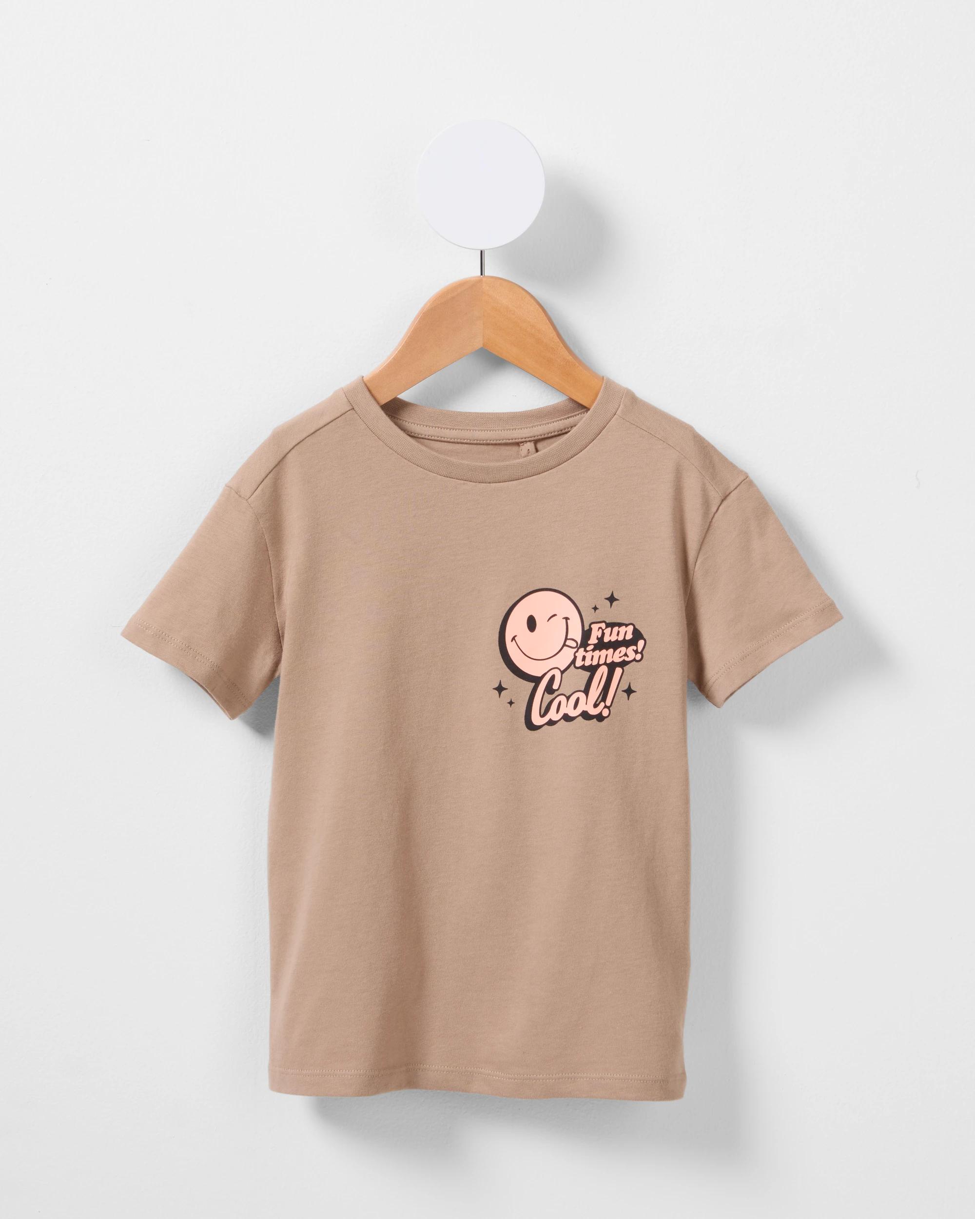 8 Chest Print T-shirt Bge Smiley, 8 of 10