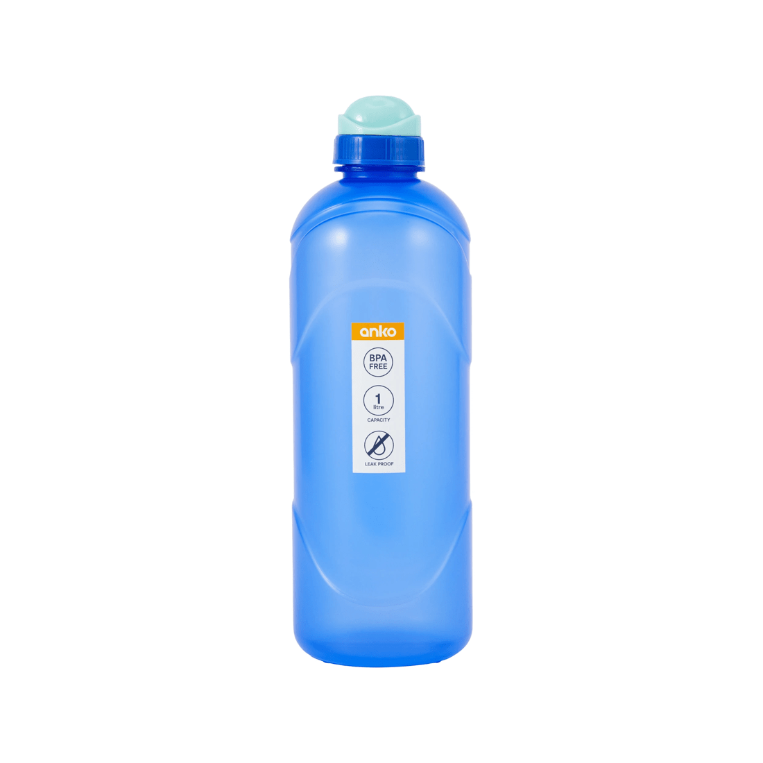 6 1L Blue Twist Top Drink Bottle, 6 of 6