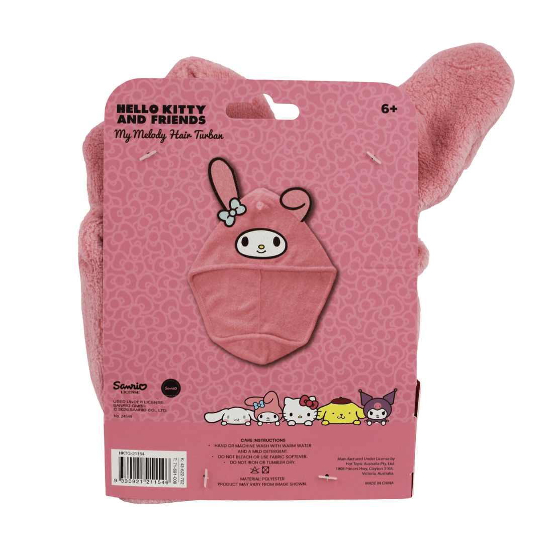 4 Hello Kitty and Friends: My Melody Hair Turban, 4 of 4