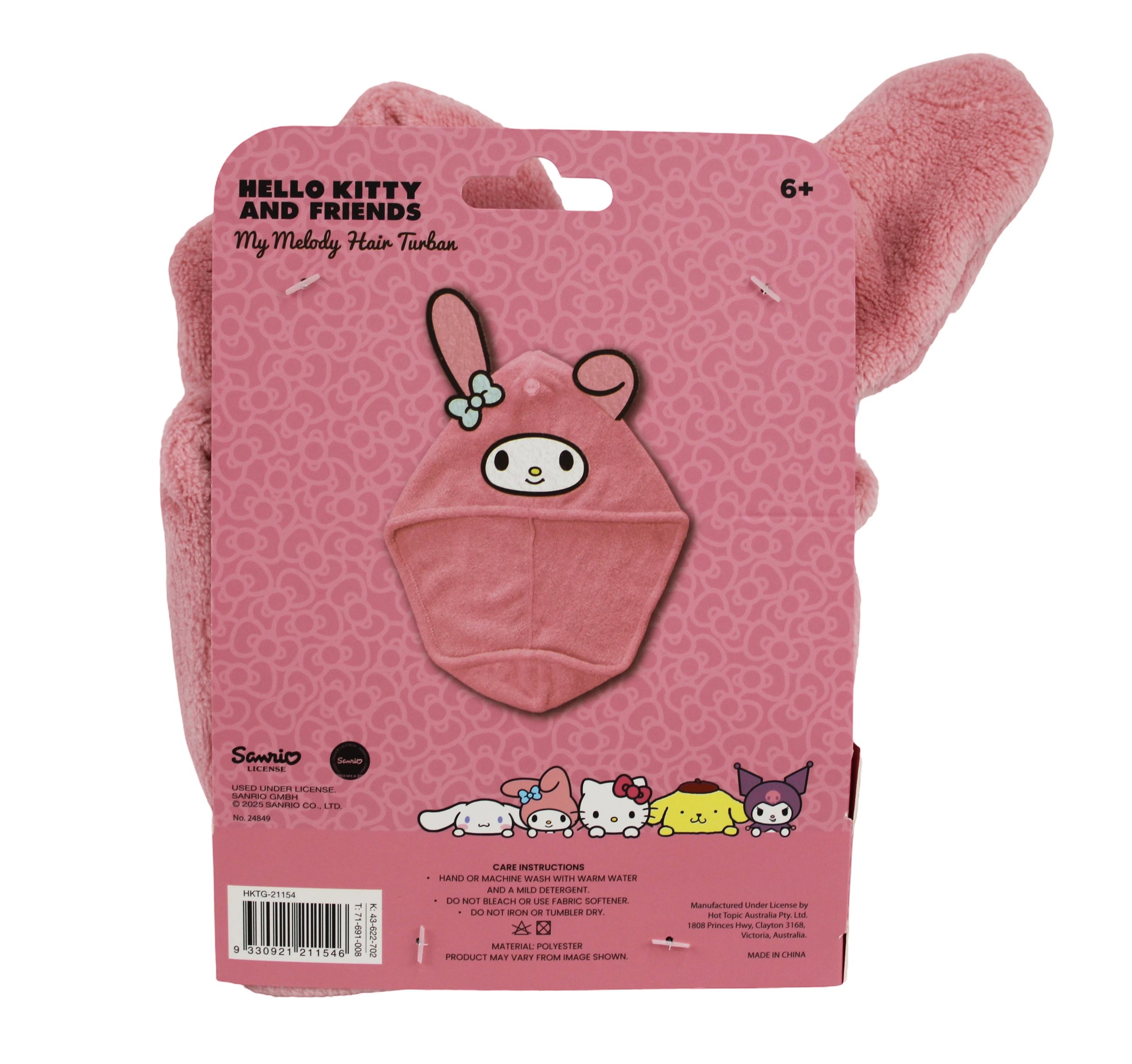 4 Hello Kitty and Friends: My Melody Hair Turban, 4 of 4