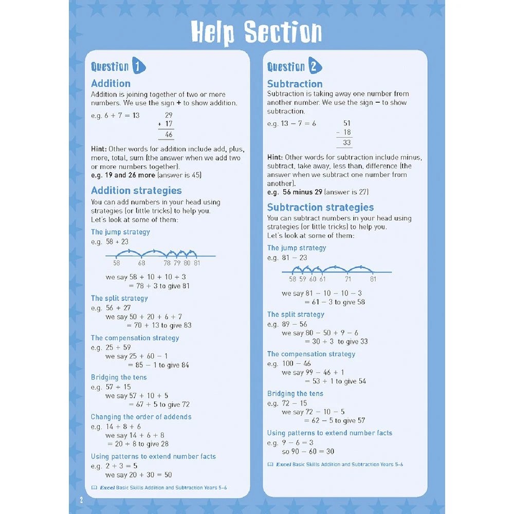 2 Excel Basic Skills: Mental Maths Strategies Year 5, 2 of 4