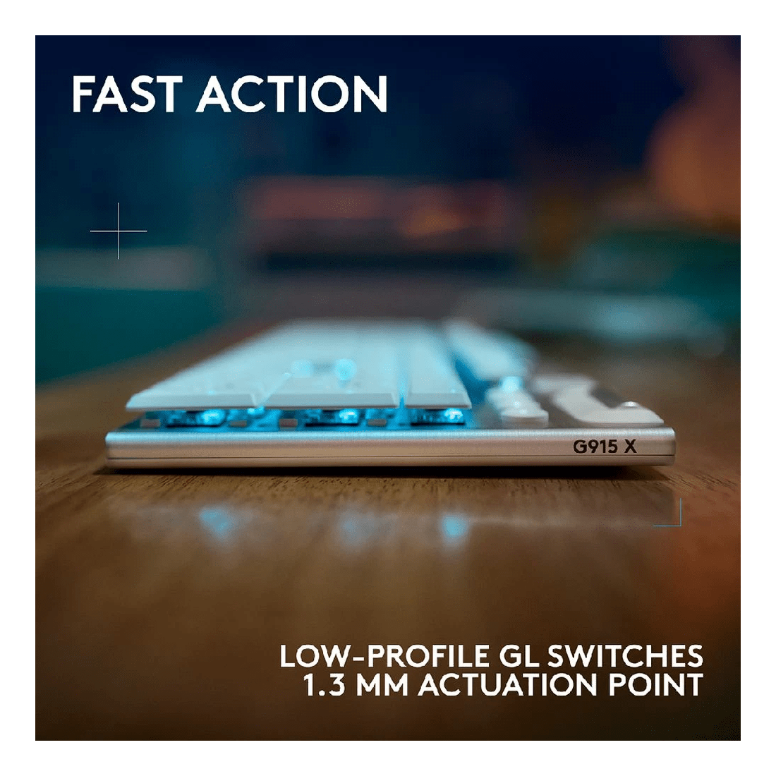 5 Logitech G G915 X TKL Wireless Gaming Keyboard White, 5 of 8