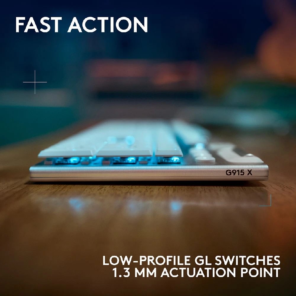 5 Logitech G G915 X TKL Wireless Gaming Keyboard White, 5 of 8