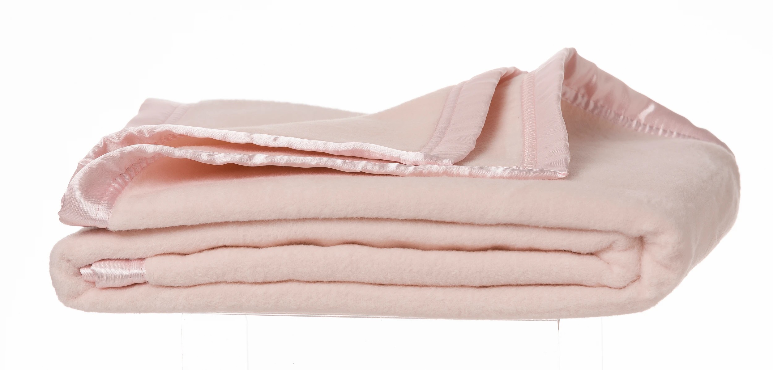 2 Sweet Dreams Bassinet Cotton Fleece Blanket Pink, 2 of 3