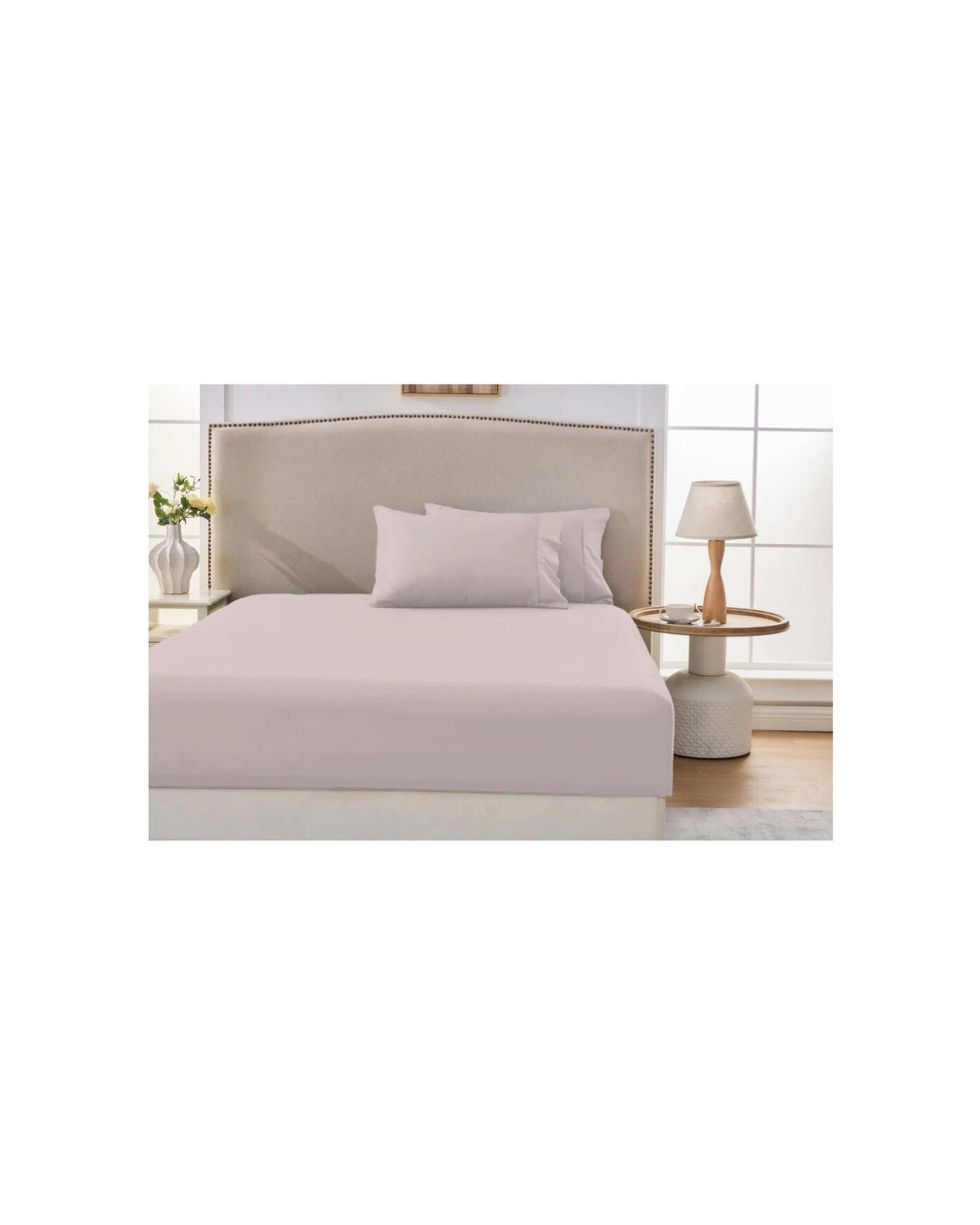 4 Grosvenor House Egyptian Cotton Standard Pillowcases 2x 2pc 500TC - Pink, 4 of 5