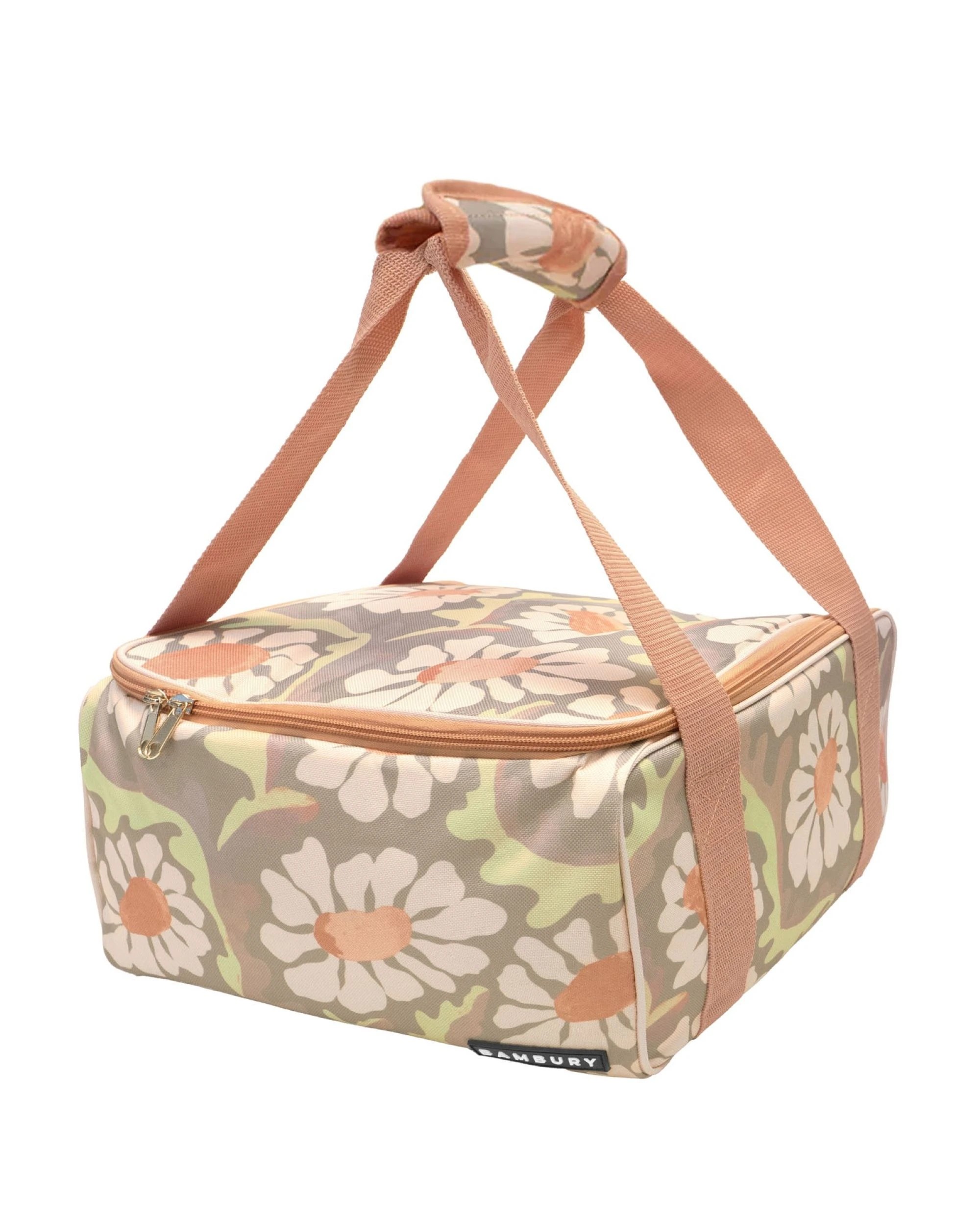 1 Bambury Sadie Insulated Square Food Carrier Cooler Bag - Multi, 1 of 3