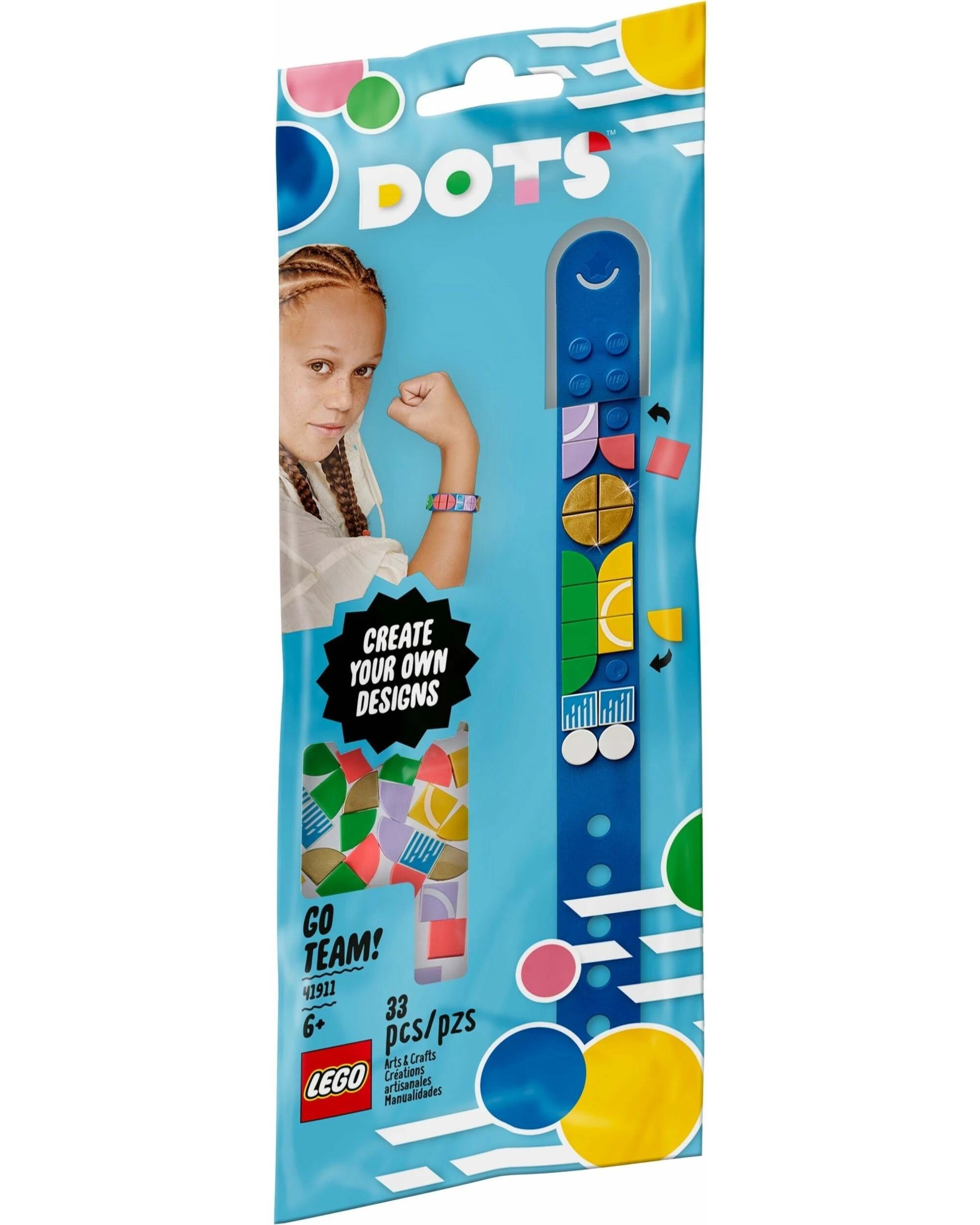 1 LEGO 41911 Go Team! Bracelet - Customizable Kids' Sports Jewelry, 1 of 5