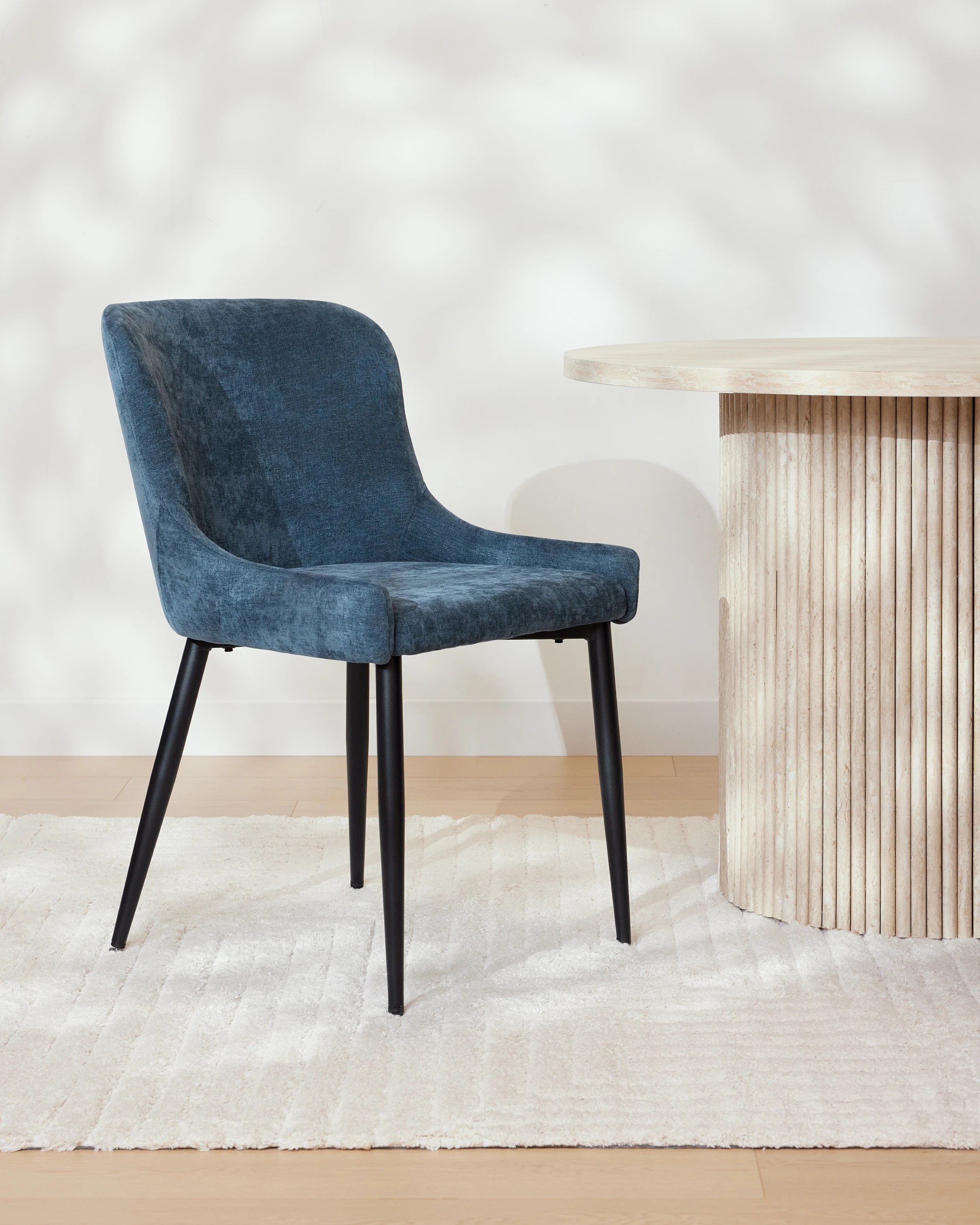 1 William Dining Chair - Navy, 1 of 9