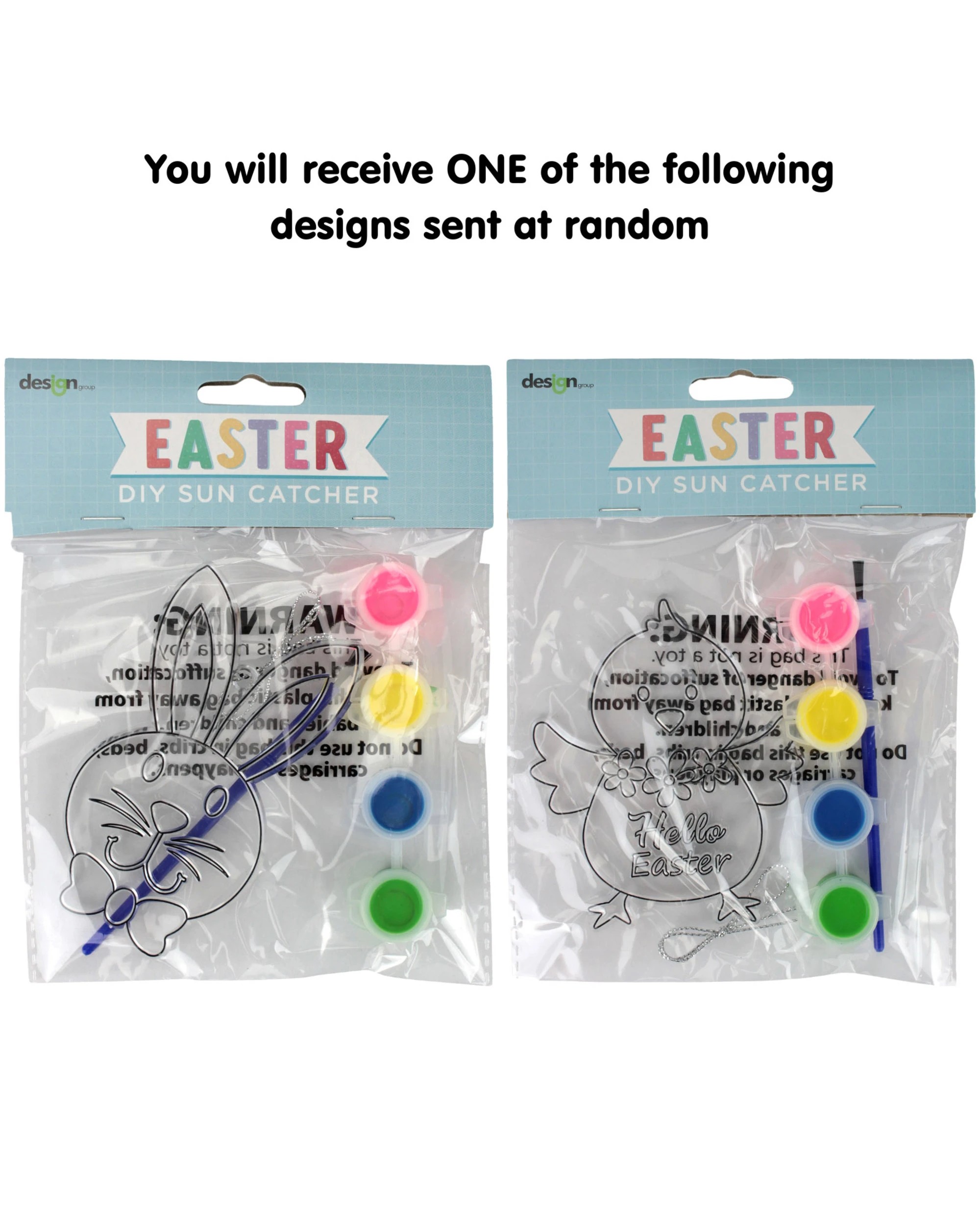 2 Design Group Paint Your Own Easter Suncatcher Kit 1 Only, 2 of 5