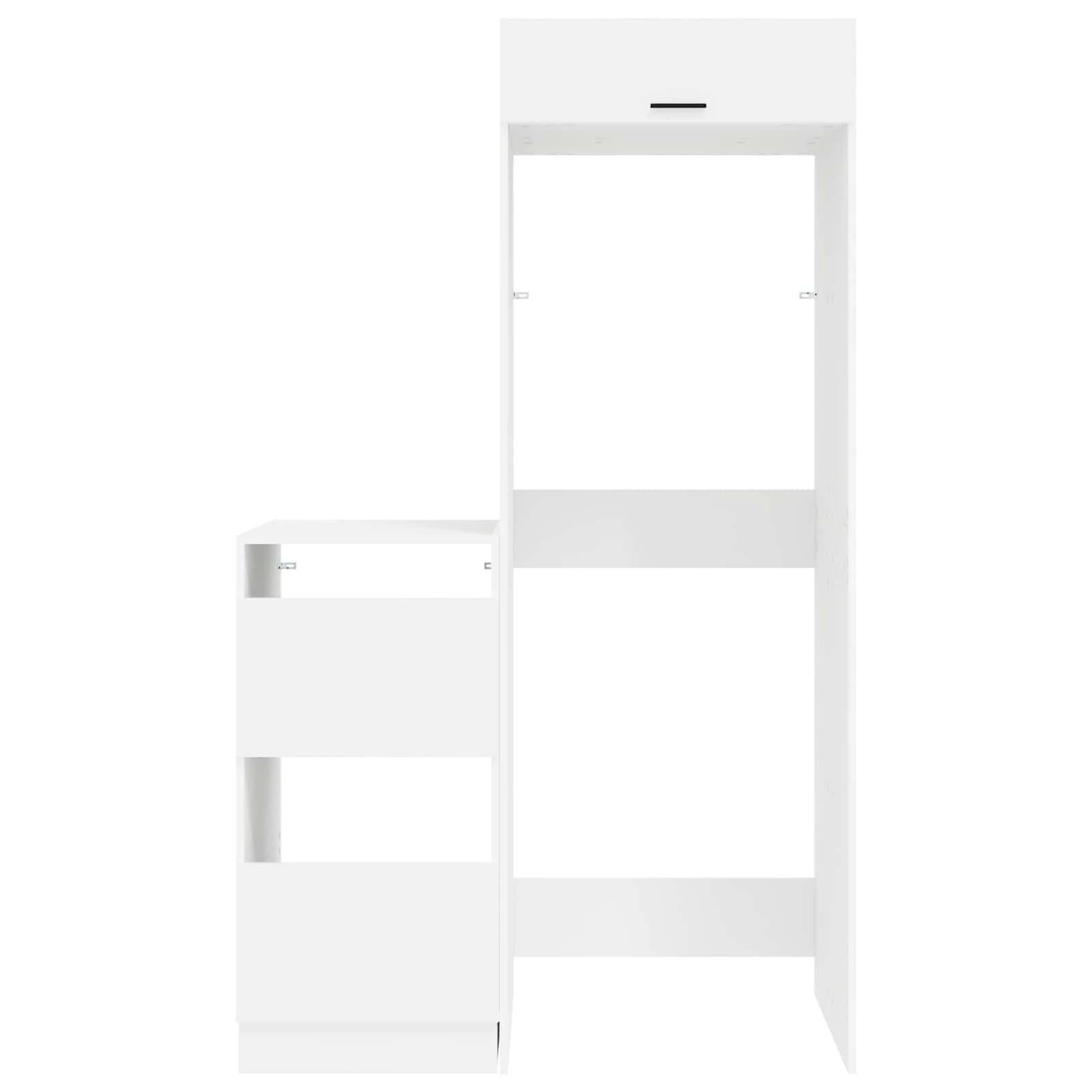 6 vidaXL Laundry Cabinet Set Ample Storage - White, 6 of 10