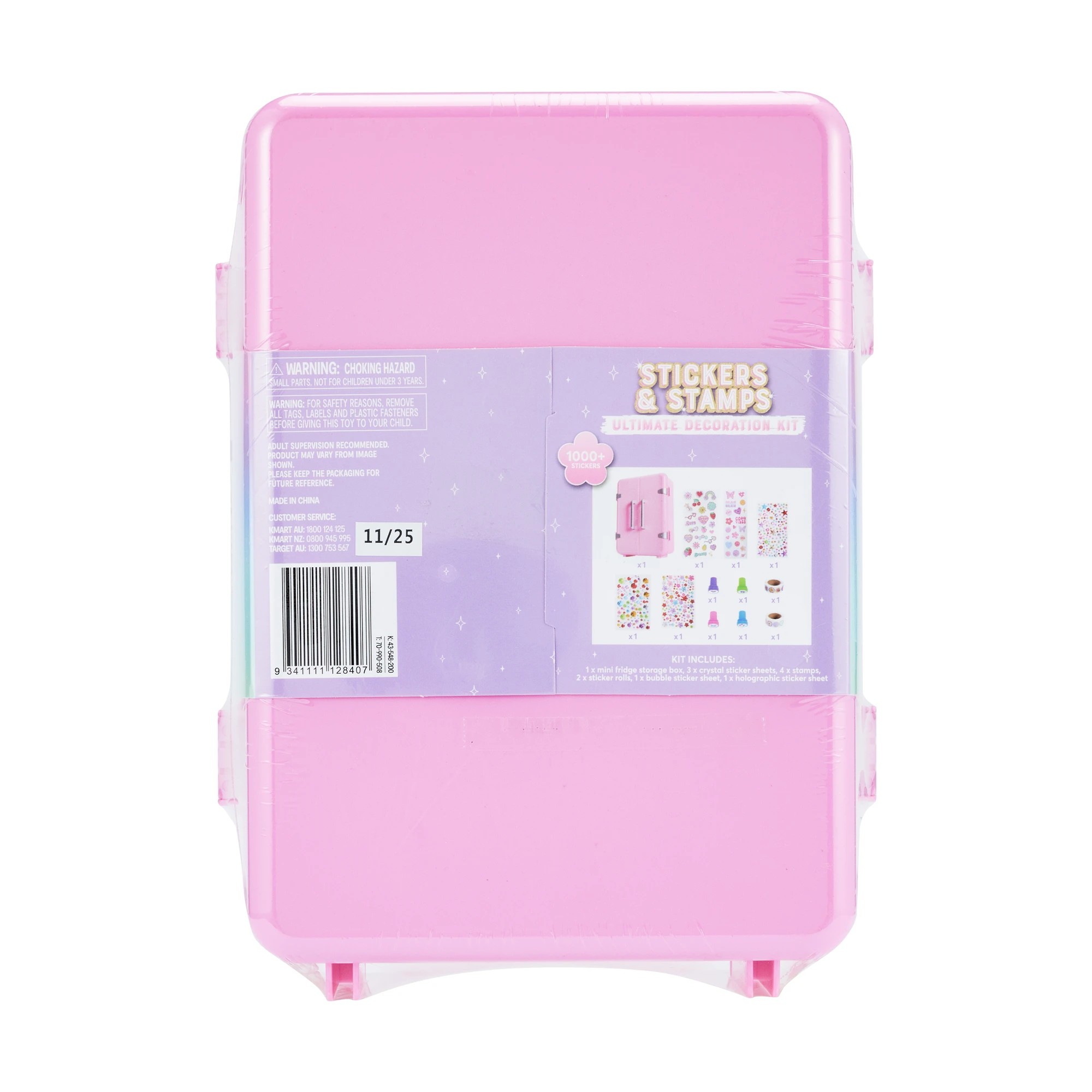 4 Stickers & Stamps Mini Fridge Desktop Storage Ultimate Decoration Kit, 4 of 4