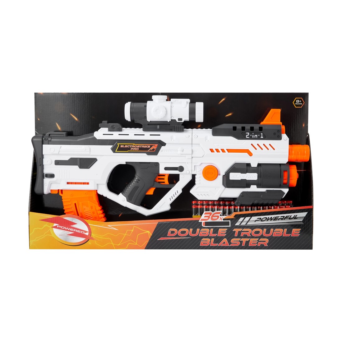 1 36X Powerful Double Trouble 2-in-1 Blaster, 1 of 9
