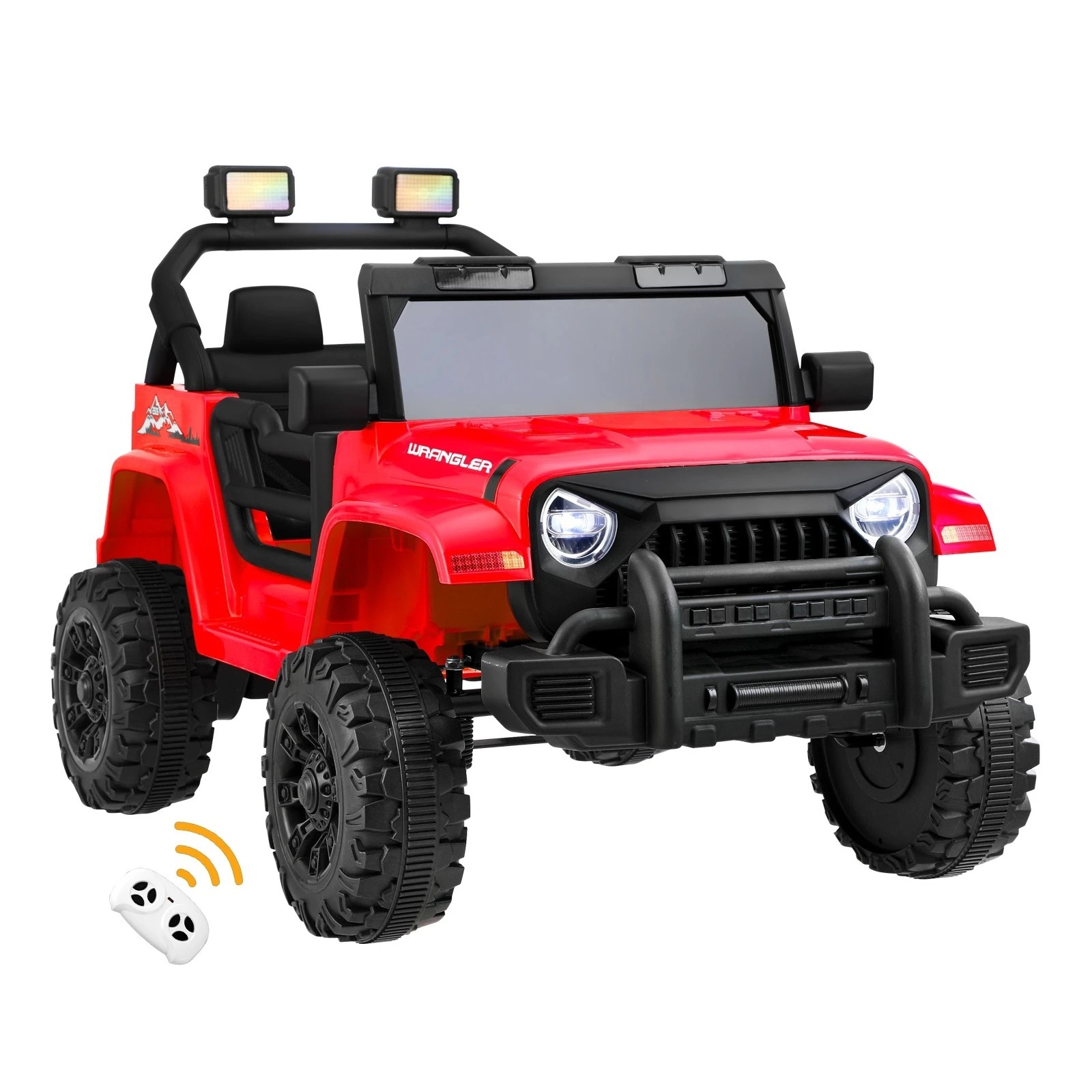 1 Mazam Kids Ride On Car 12v Electric Toy Jeep Battery Remote Control Led Cars
 - Red, 1 of 10