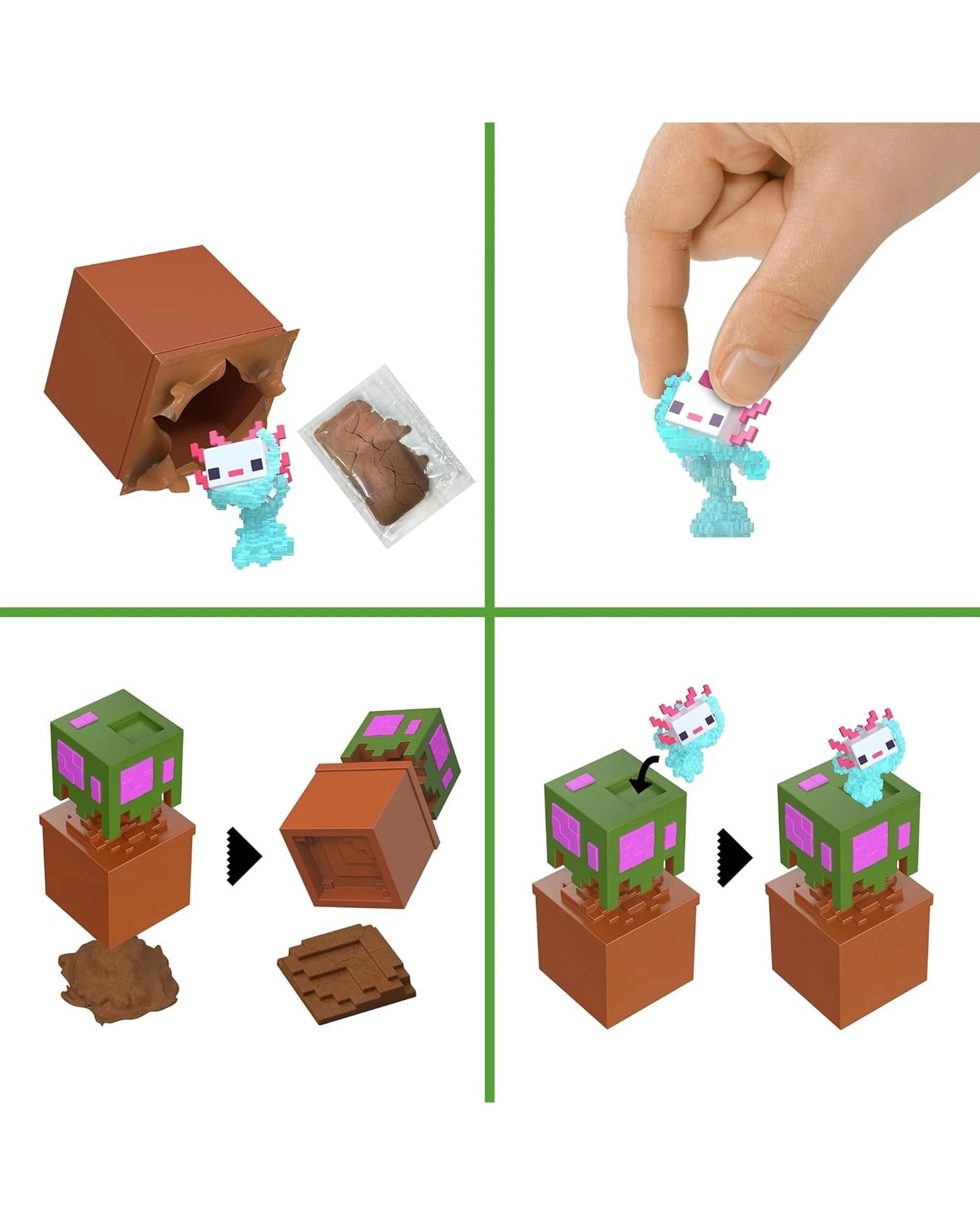 3 Minecraft Mini Mode Bloom Blocks Capsule - Azalea, 3 of 3