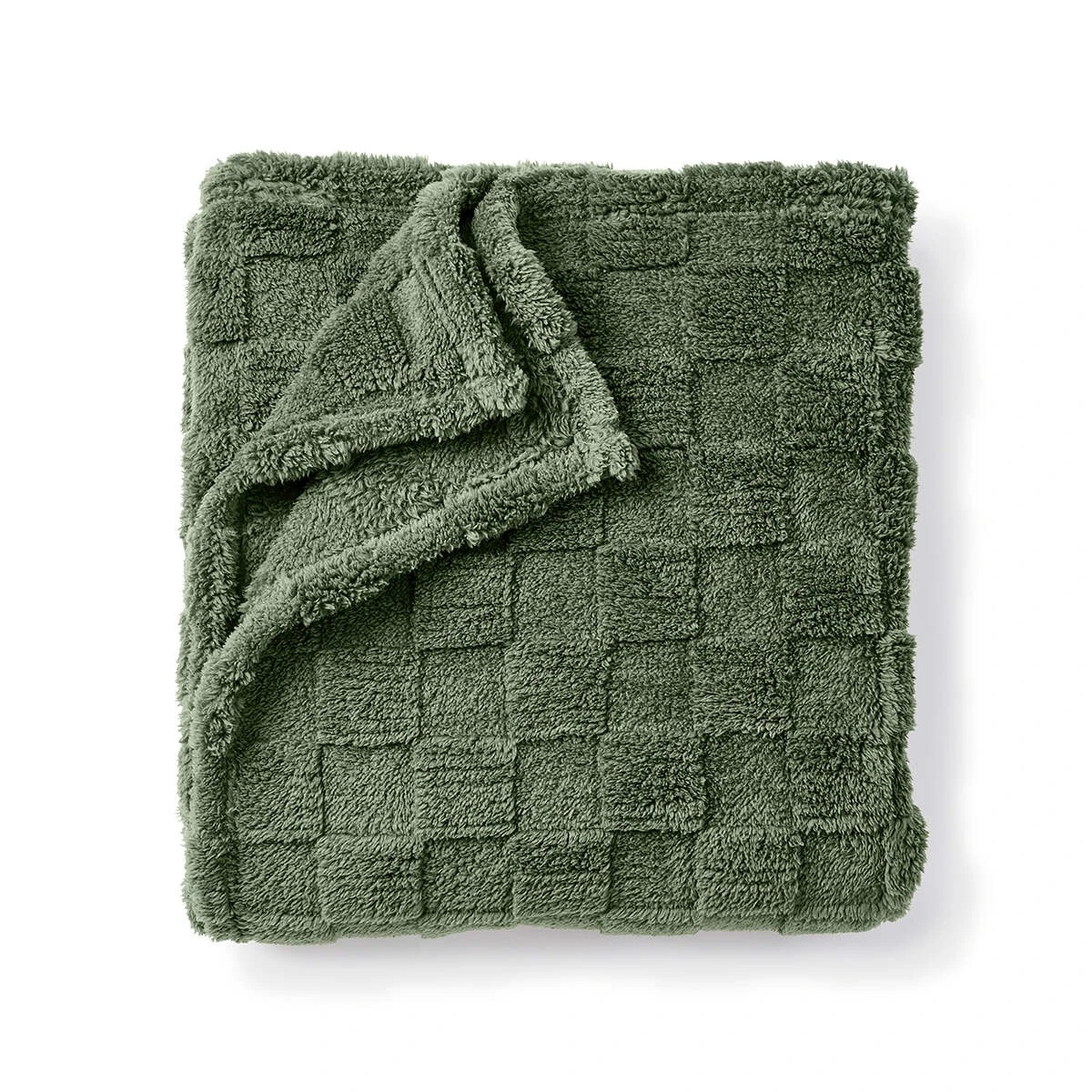 4 Soft Check Throw - Forest, 4 of 6