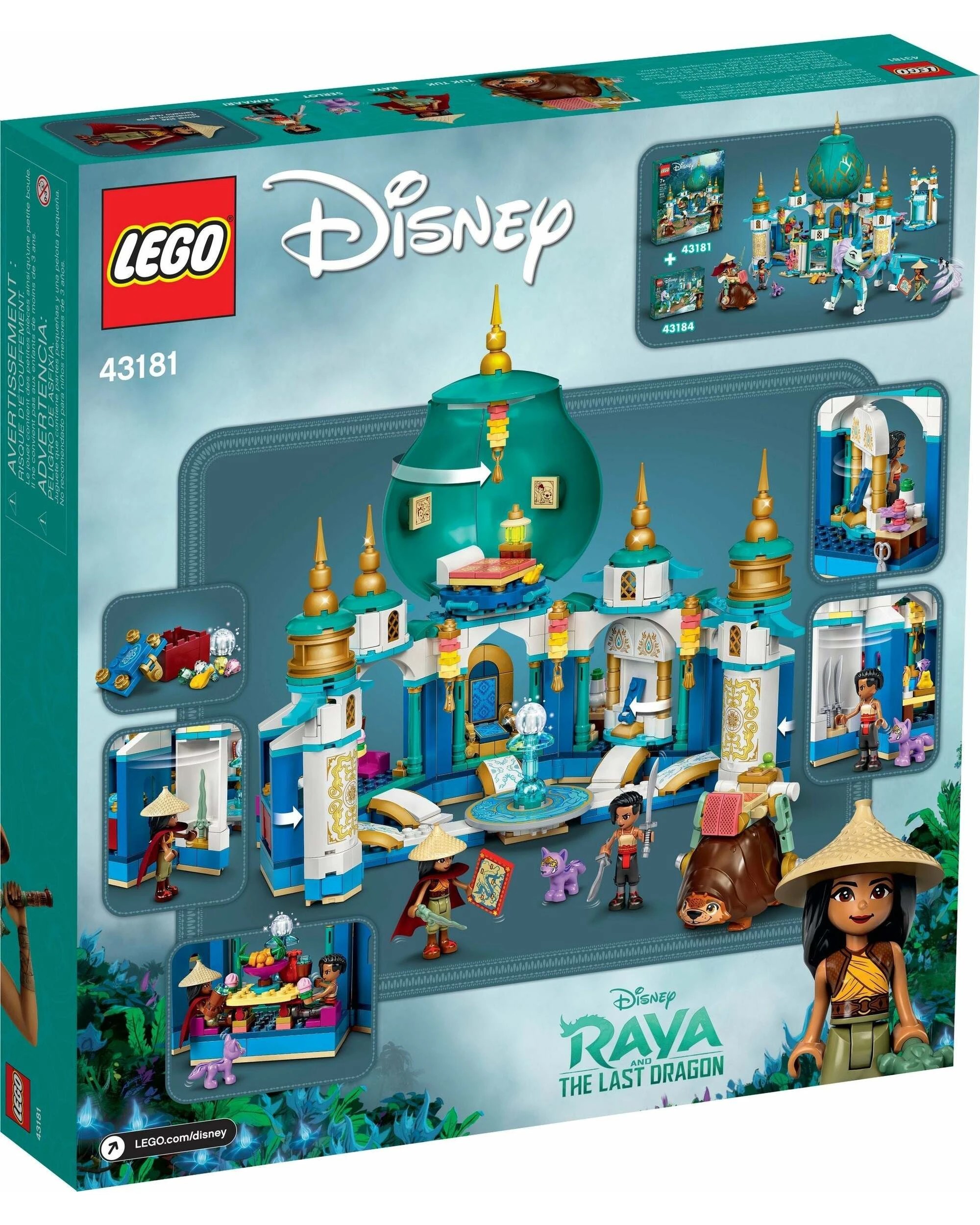 LEGO 43181 Raya's Heart Palace - Disney's Raya and the Last Dragon - Kmart