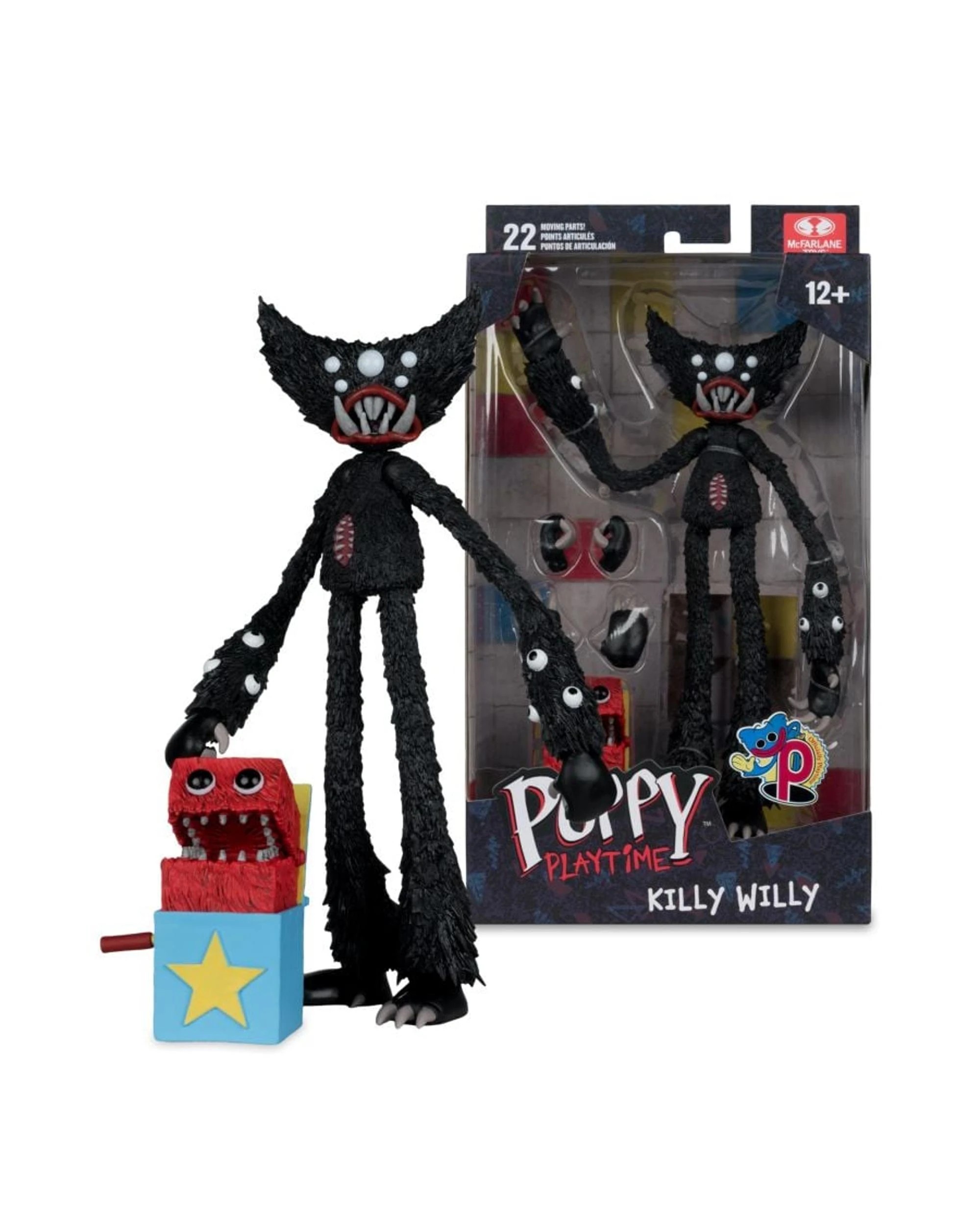 1 Poppy Playtime Killy Willy 7 inch Action Figure, 1 of 9