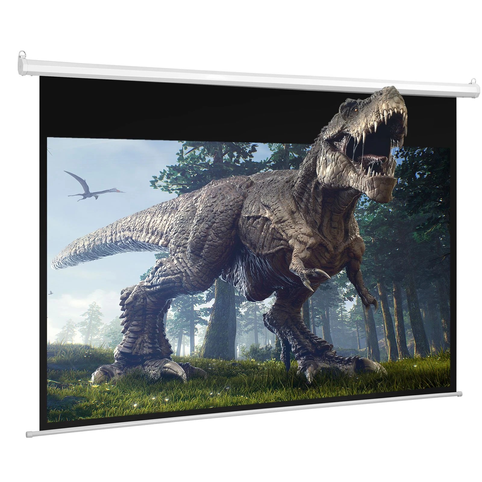 7 AUSWAY Projector Movie Screen 100 Inch Electric Motorized, 7 of 7