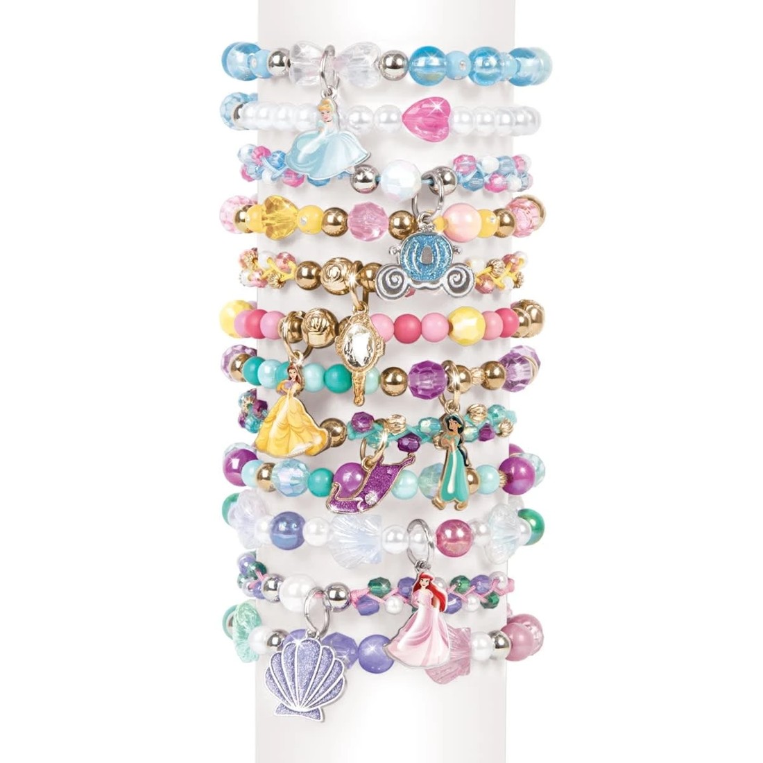 3 332 Piece Make It Real Disney Princess Castle Style DIY Bracelet Kit, 3 of 6