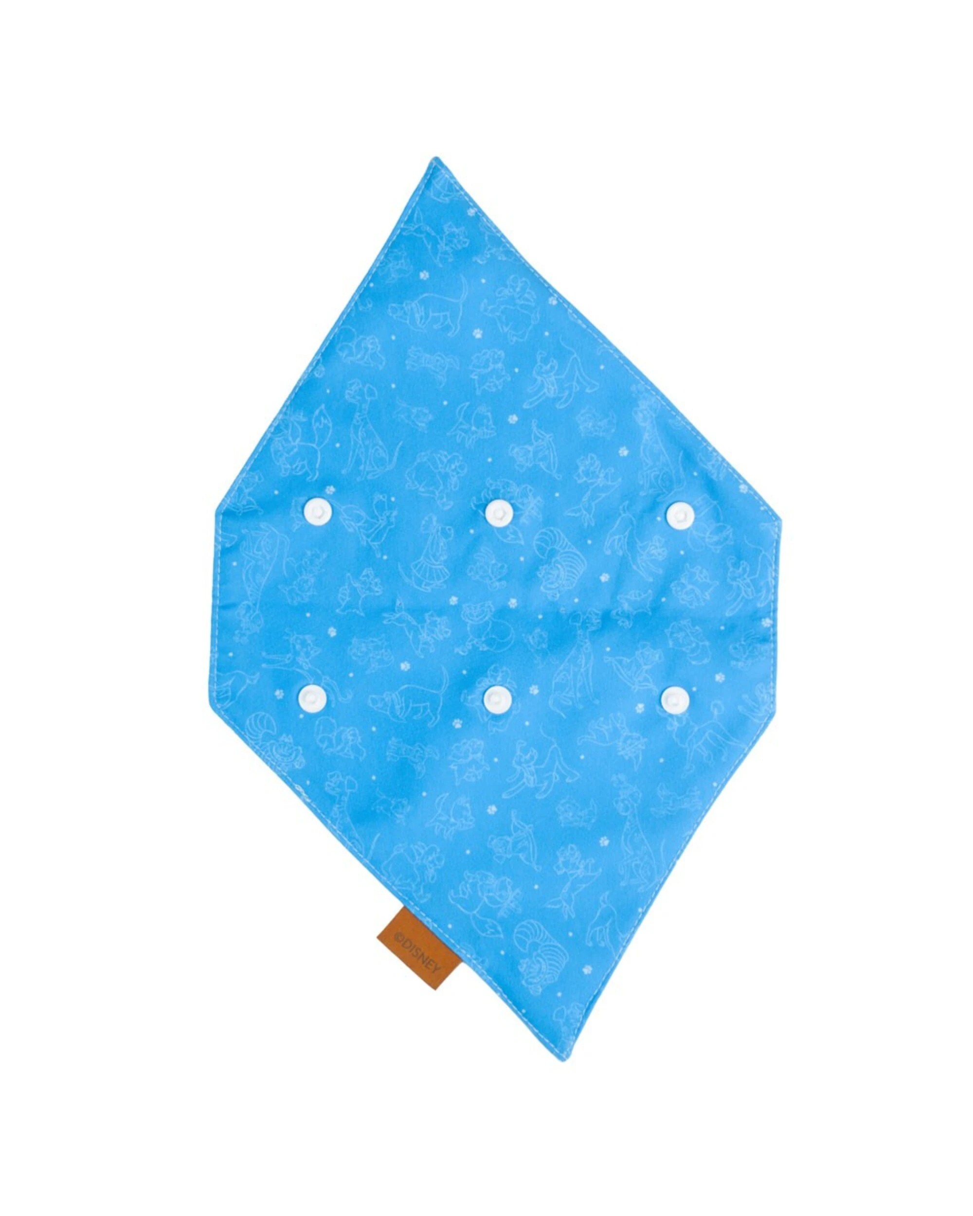 4 Disney - The Cats & Dogs of Disney Bandana - Medium/Large - Blue, 4 of 4