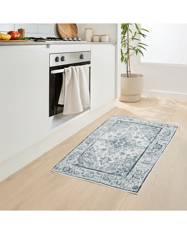 Mira Indoor Mat - Blue - 90cm x 