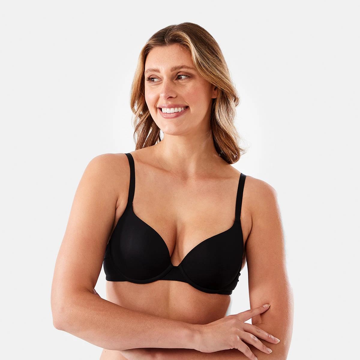 4 2 Pack T-shirt Bra BLACK DITSY MULTI, 4 of 8