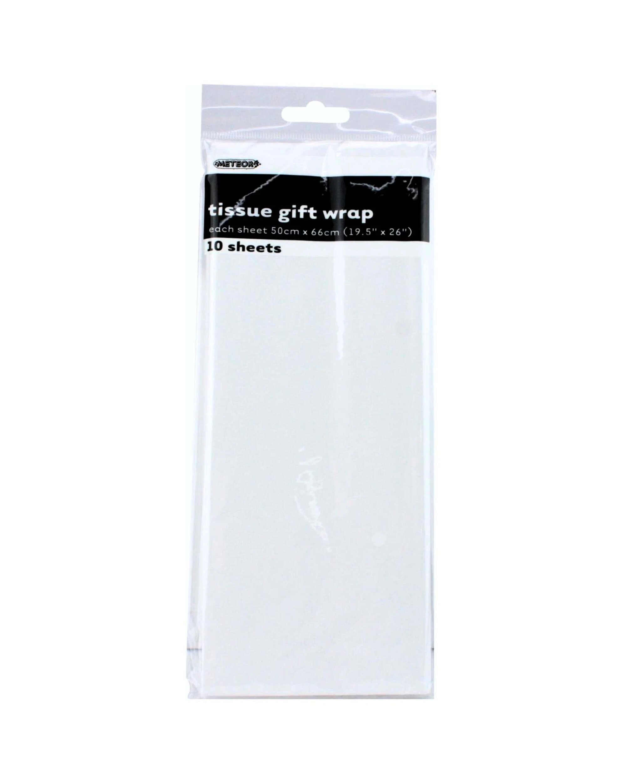 1 Meteor Bright Tissue Paper 10 Sheets - White, 1 of 1