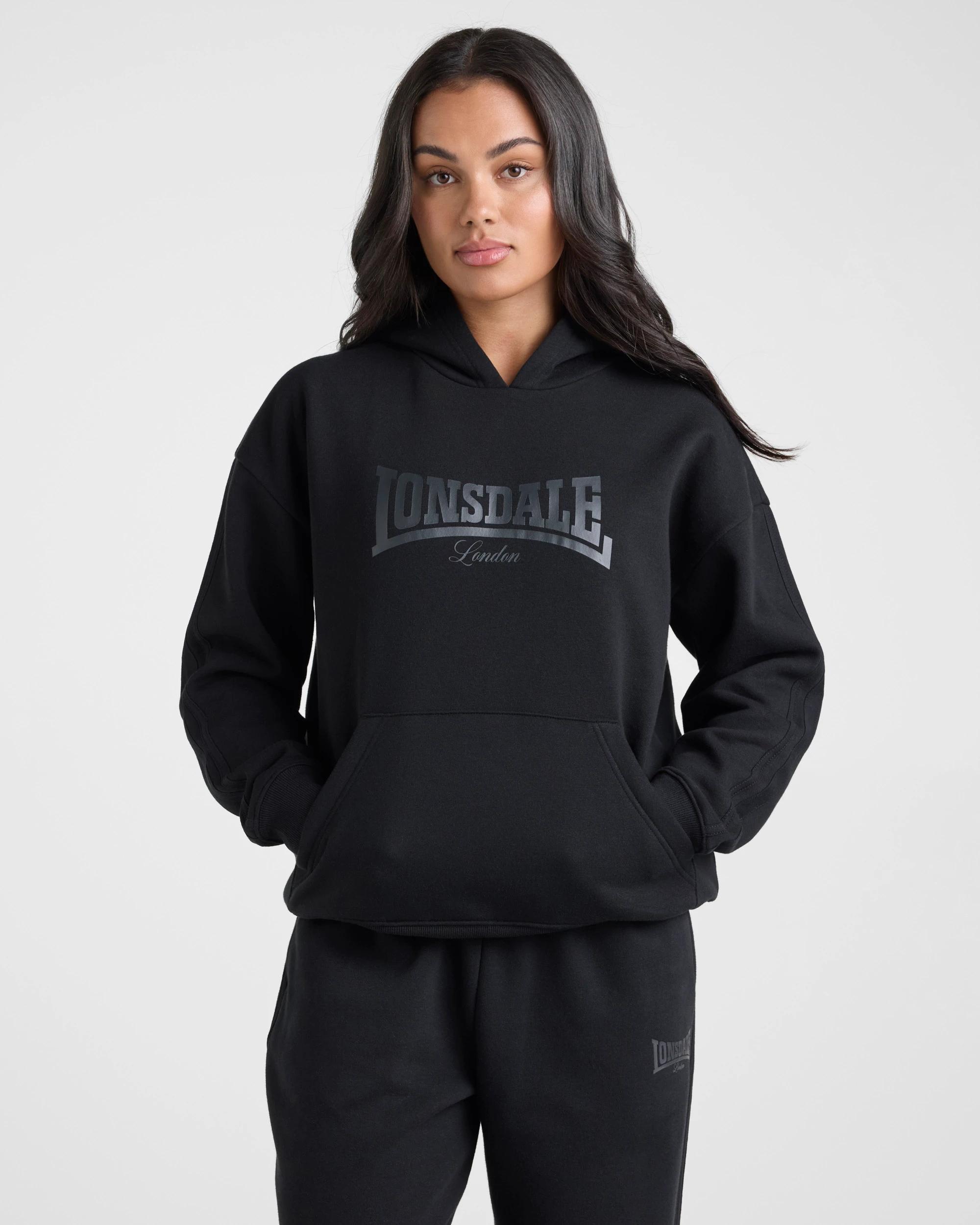 1 Lonsdale London Hoodie BLACK, 1 of 5