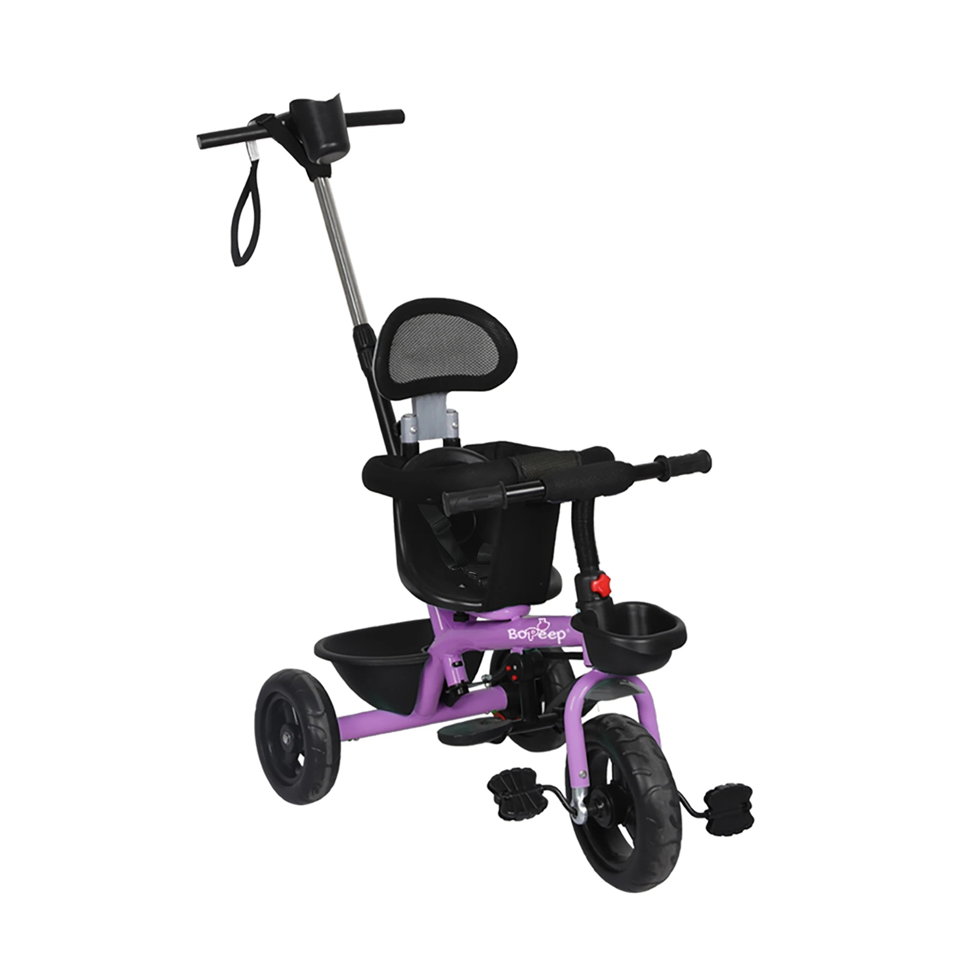 1 Bopeep 2-in-1 Kids Tricycle Purple, 1 of 6