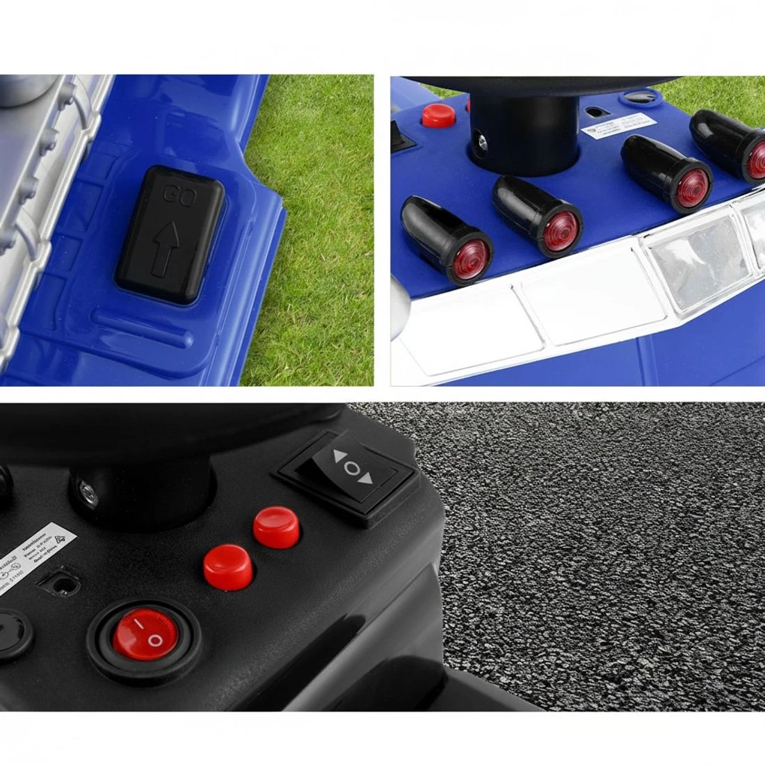 5 Rigo Kids Electric Ride On Car Truck Motorcycle Motorbike Toy Cars 6V - Blue, 5 of 5