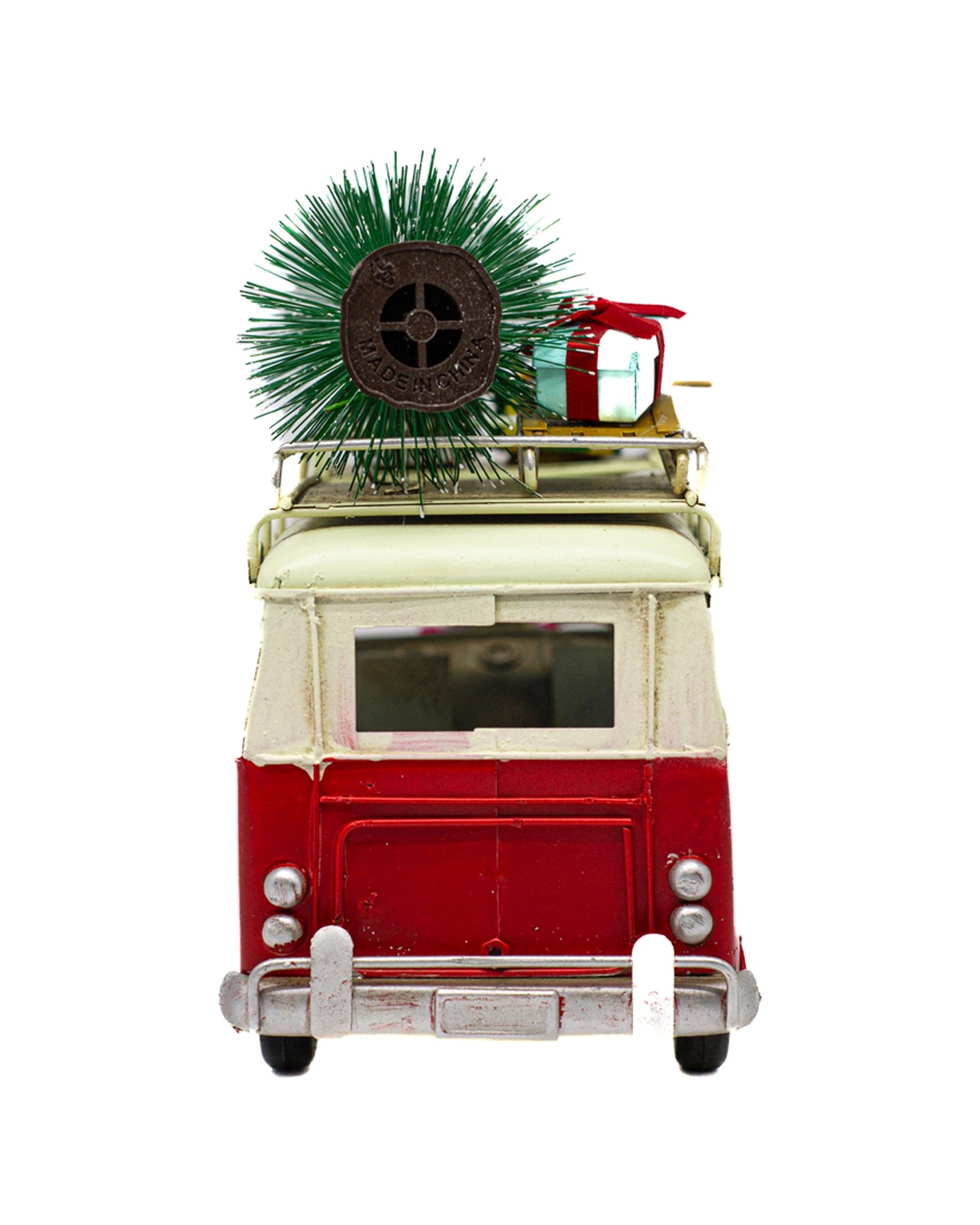 5 Boyle Metal Collectable Christmas Van With Tree Ornament - Multi, 5 of 7