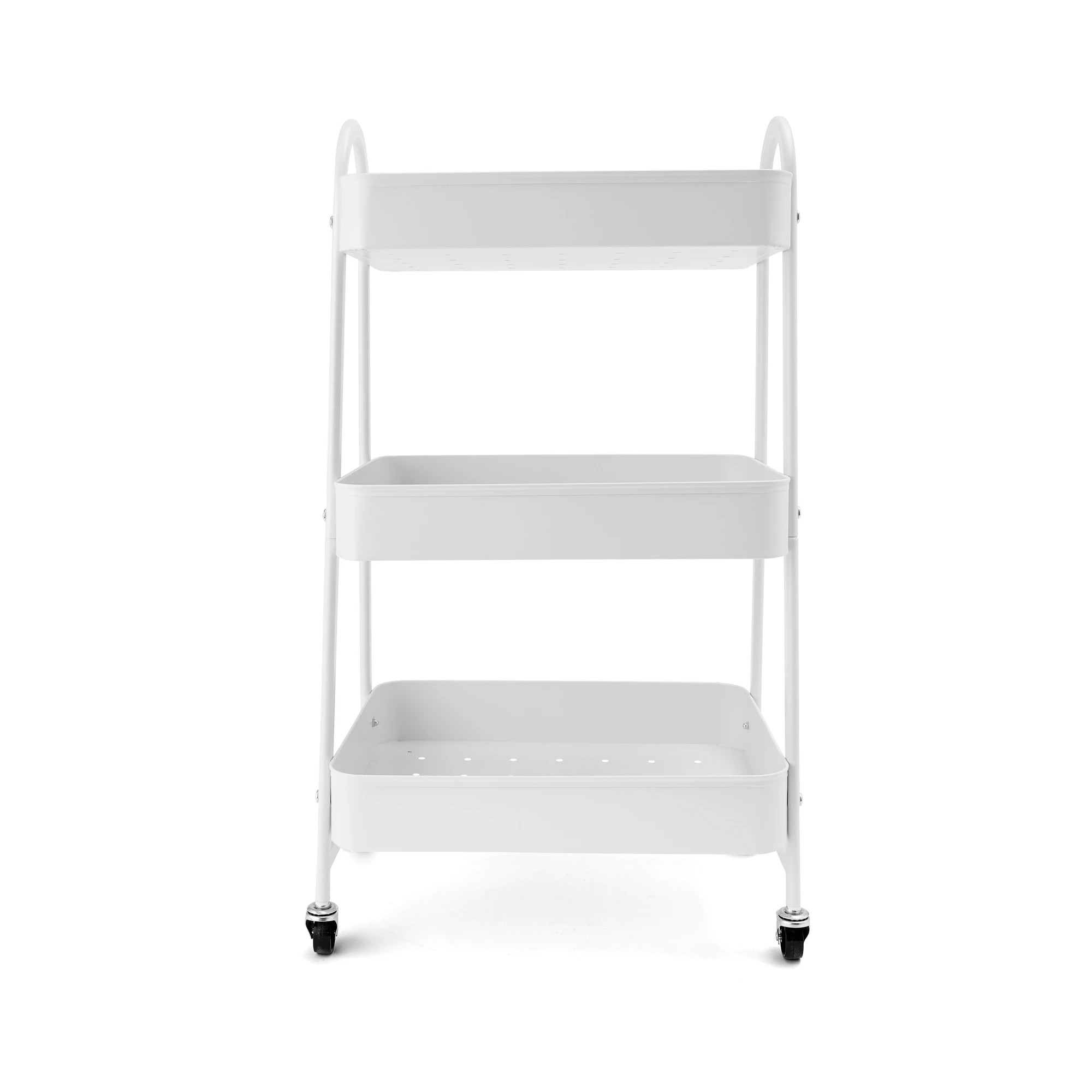 4 White 3 Tier Trolley, 4 of 8