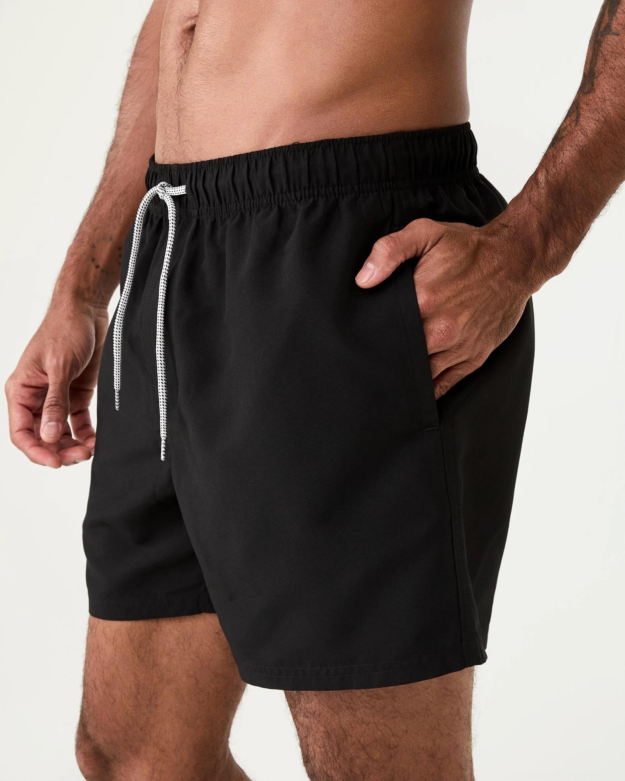 2 Core Swim Shorts Black, 2 of 7