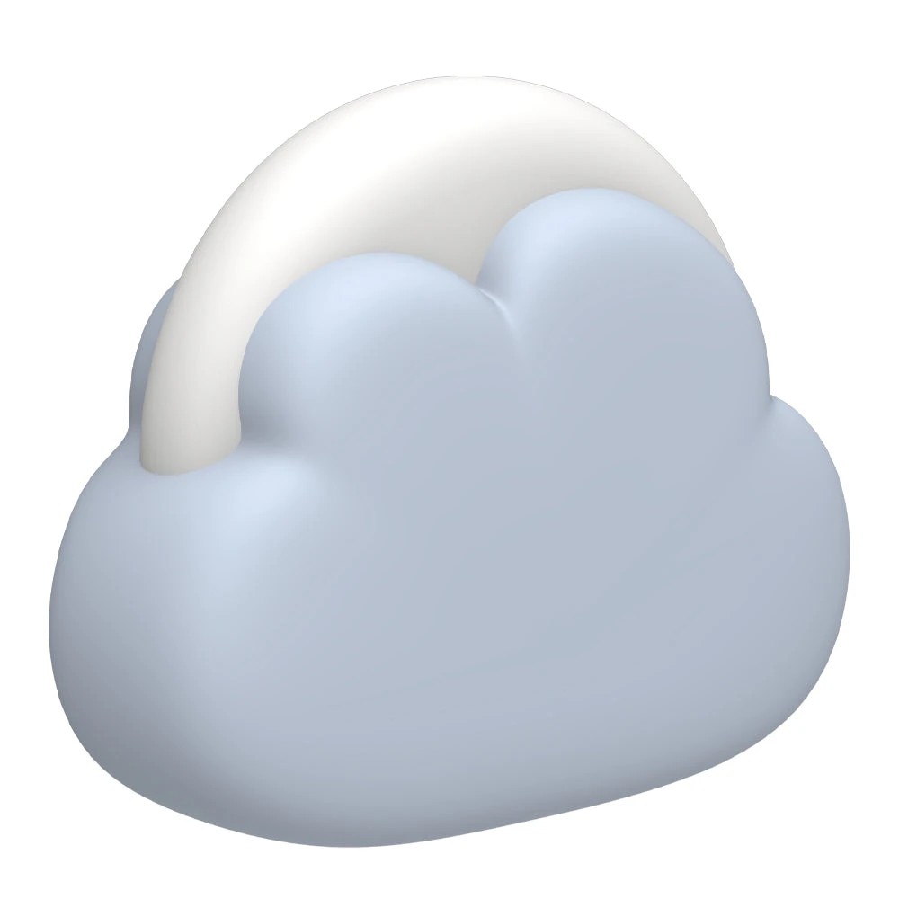 4 Kreafunk Kids Cloudy Lamp - Blue, 4 of 4