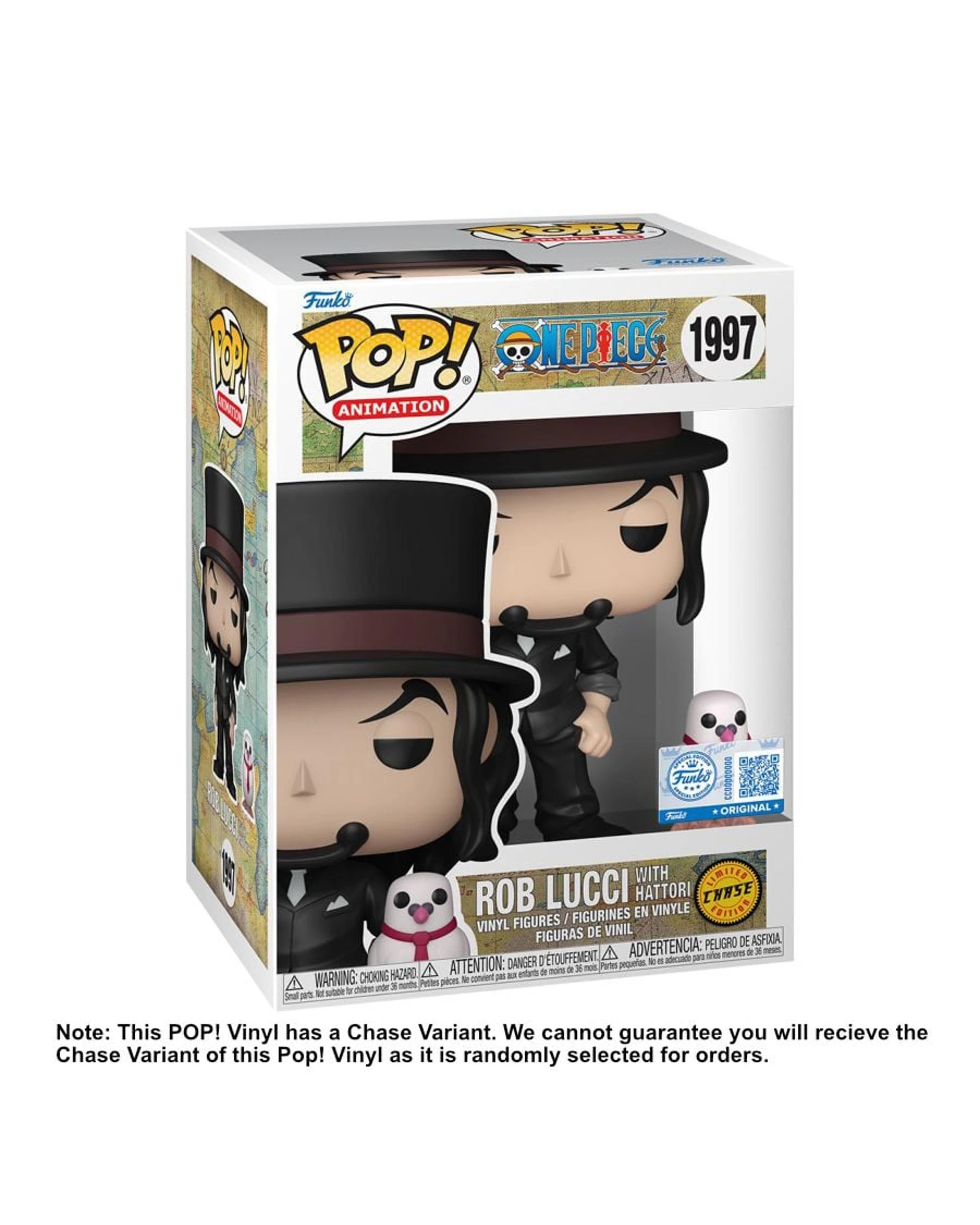 6 One Piece Rob Lucci With Hattori Funko POP! Vinyl, 6 of 6