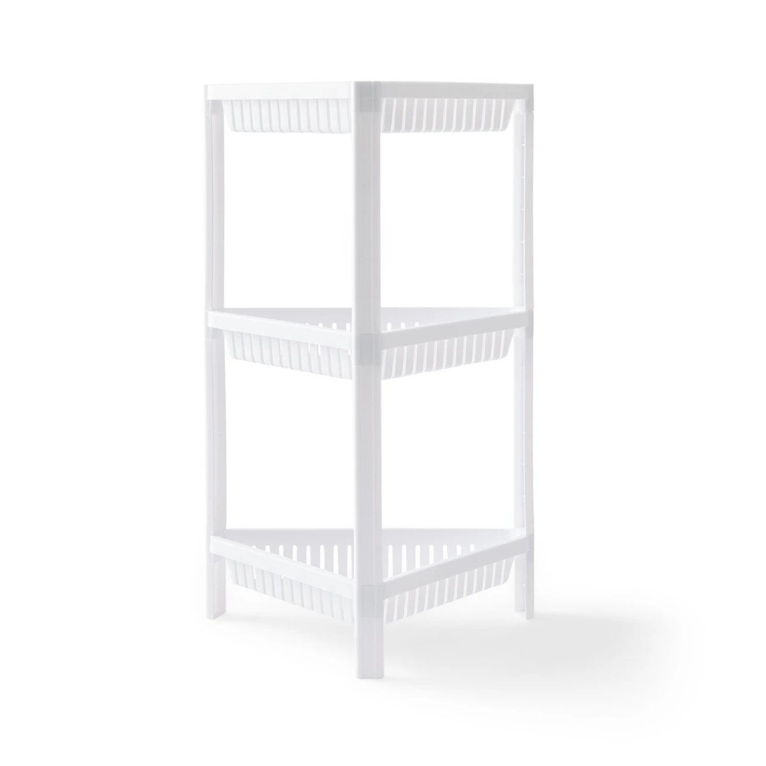 8 3 Tier Plastic Corner Shelf, 8 of 10