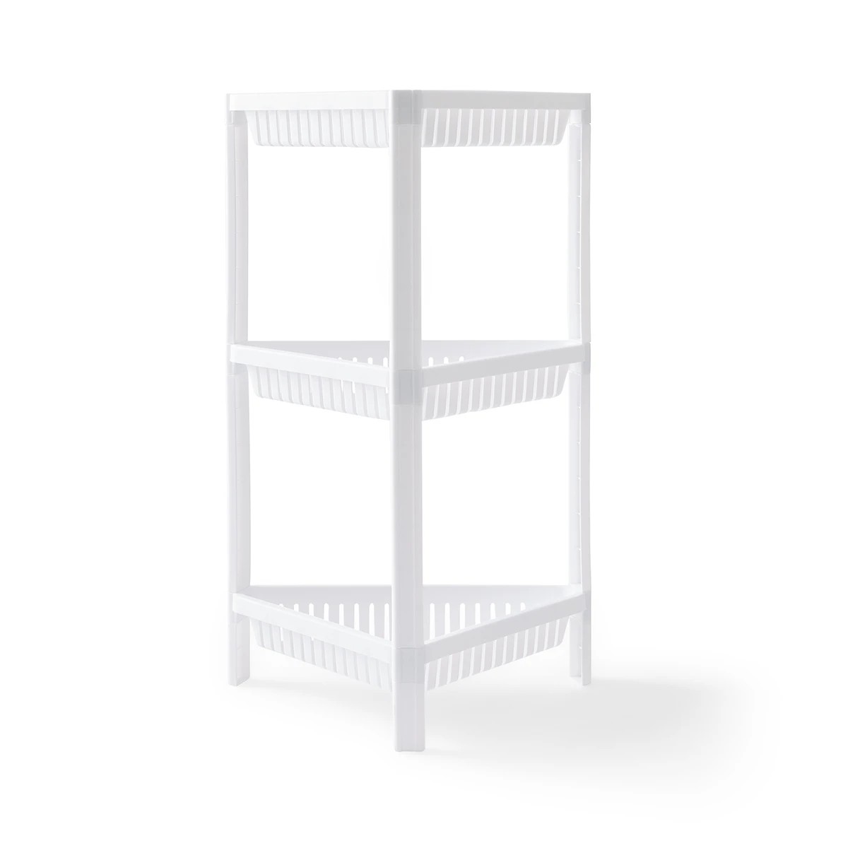 8 3 Tier Plastic Corner Shelf, 8 of 10