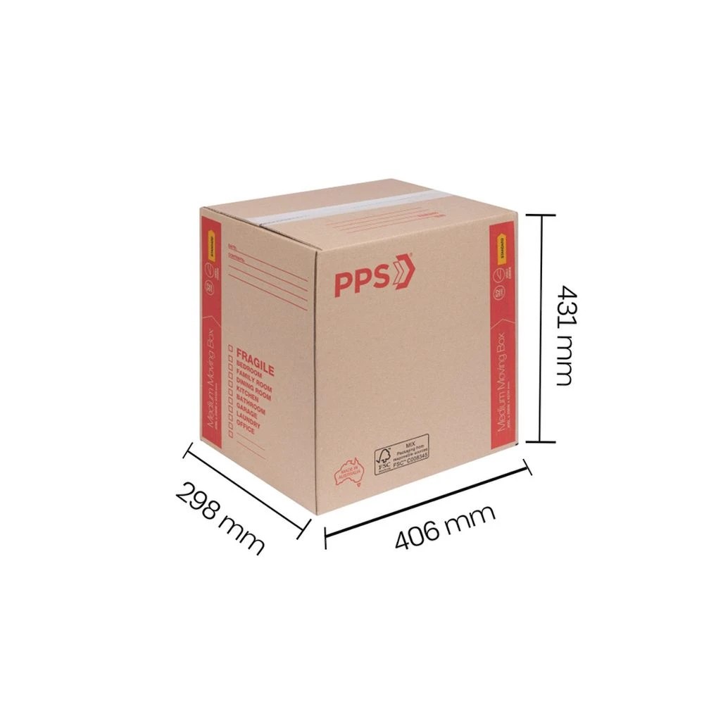 3 PPS Moving Box Medium 406 x 298 x 431mm, 3 of 3
