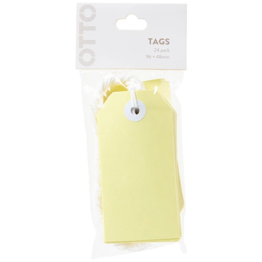 1 Otto Shipping Tag Yellow 24 Pack, 1 of 3