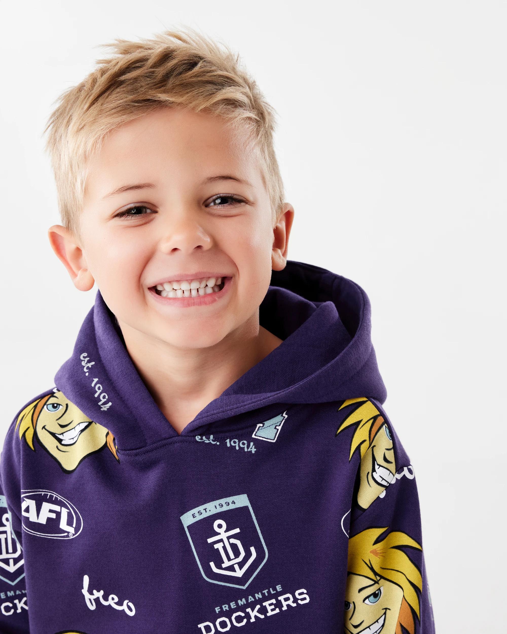 4 Official AFL Kids Hoodie Fremantle, 4 of 8
