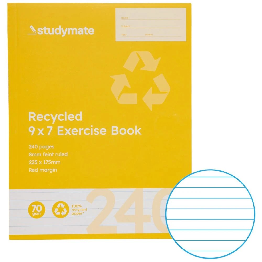 1 Studymate 9x7" Exercise Book 240 Page, 1 of 3