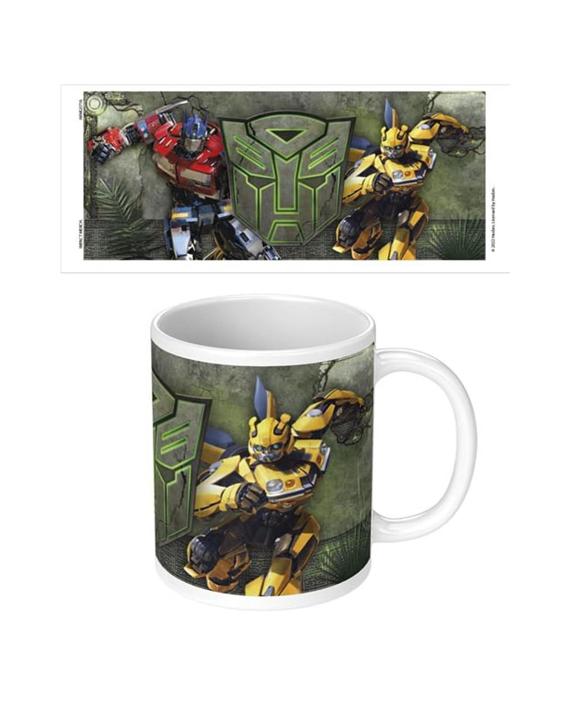 1 Transformers Scene and Logo White Mug, 1 of 1