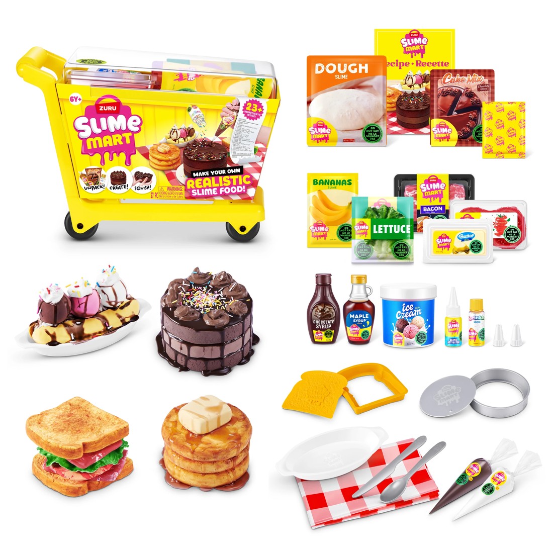 2 27 Piece Zuru Slime Mart Shopping Cart, 2 of 9