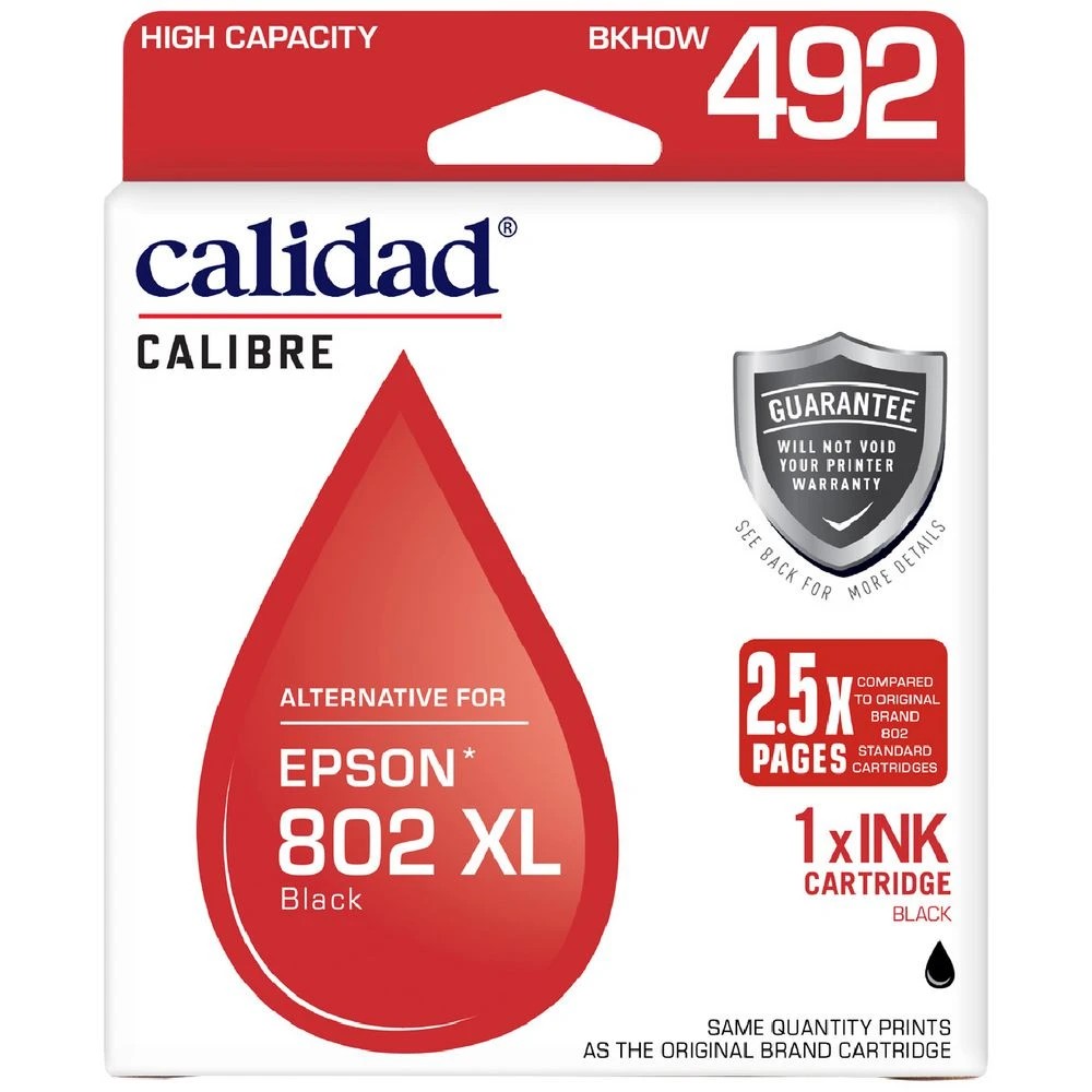1 Calidad Epson 802XL Black, 1 of 7