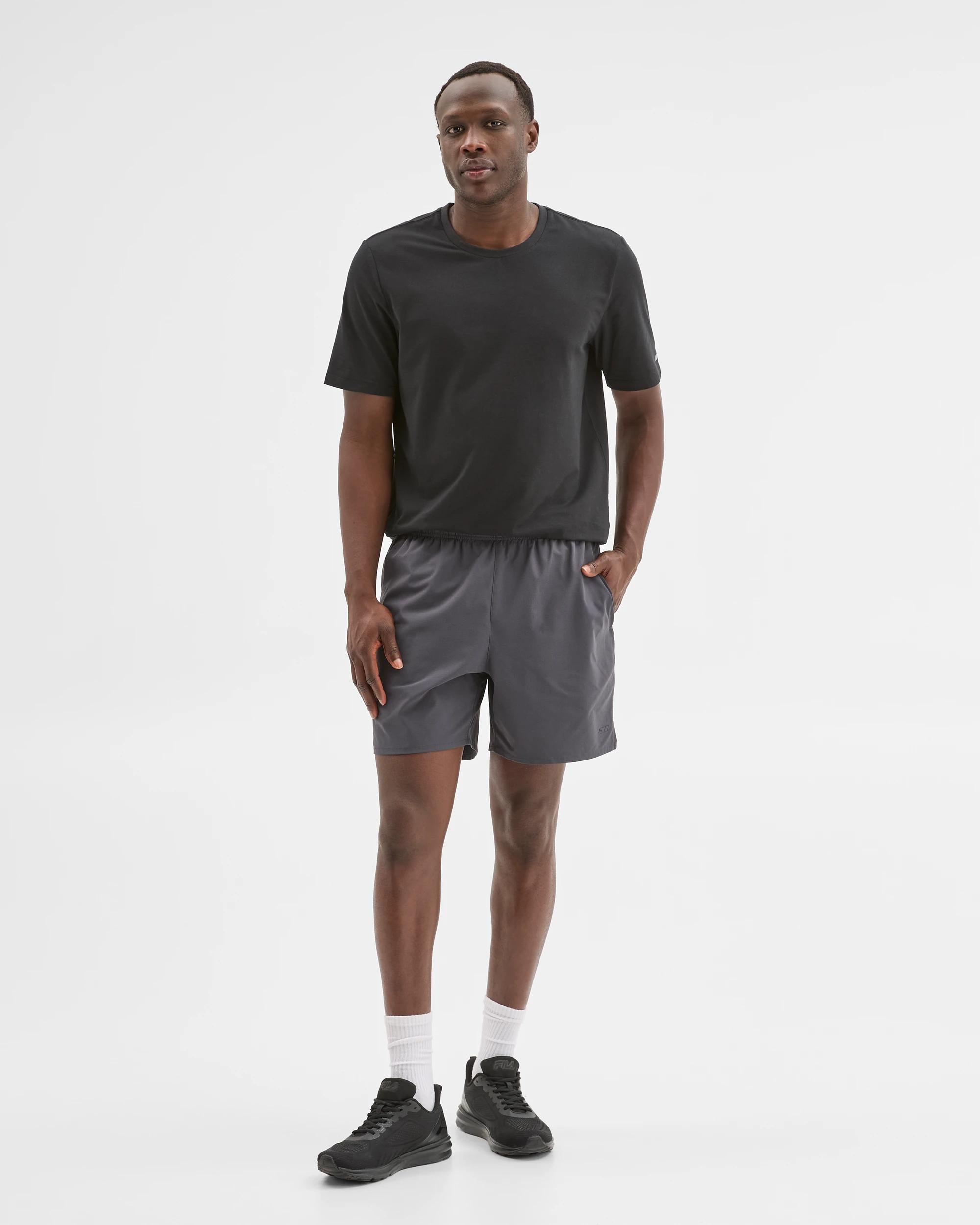 1 Target Active Core Woven Shorts GUNMETAL, 1 of 8