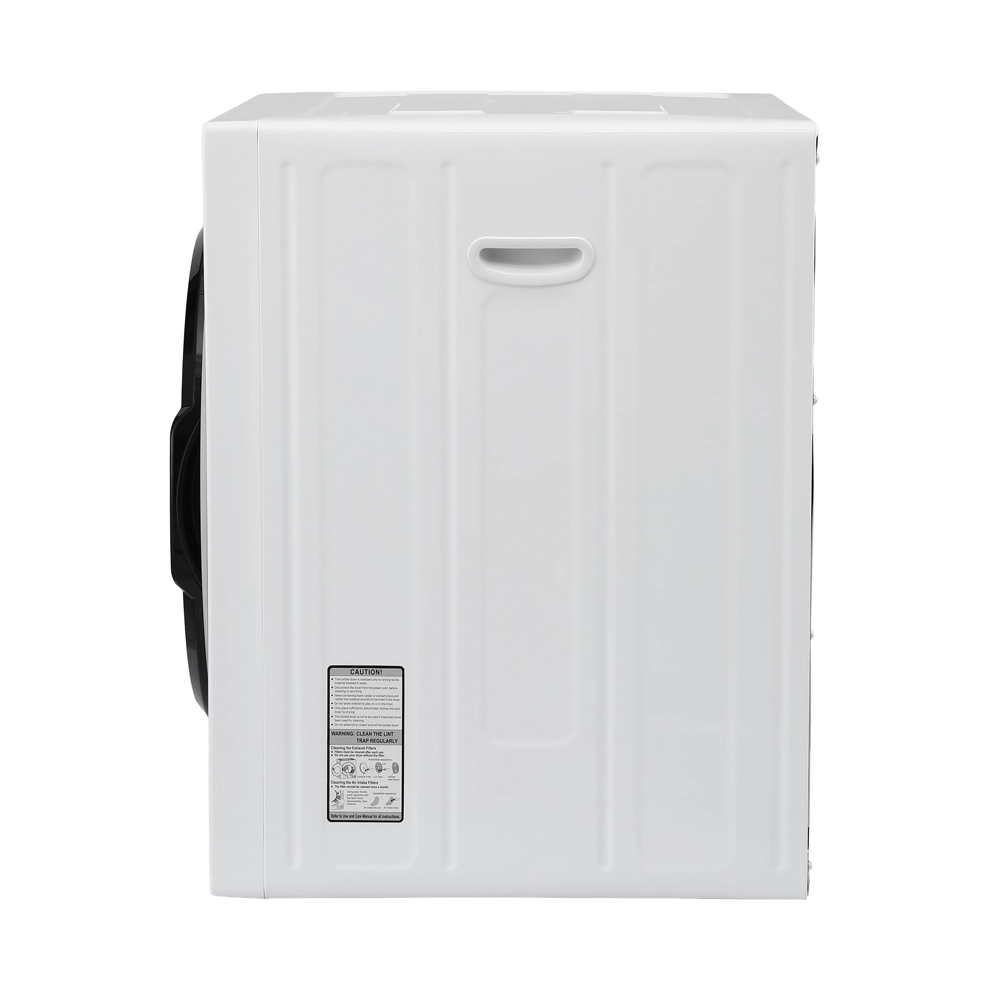 3 Devanti 6kg Tumble Dryer, Intelligent Touch Screen Clothes Dryer with 4 Drying Modes Stainless Steel Drum - White, 3 of 9