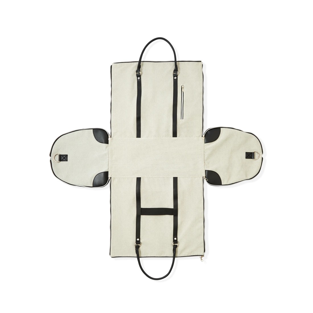 6 53L Garment Duffle Bag - Off White, 6 of 10