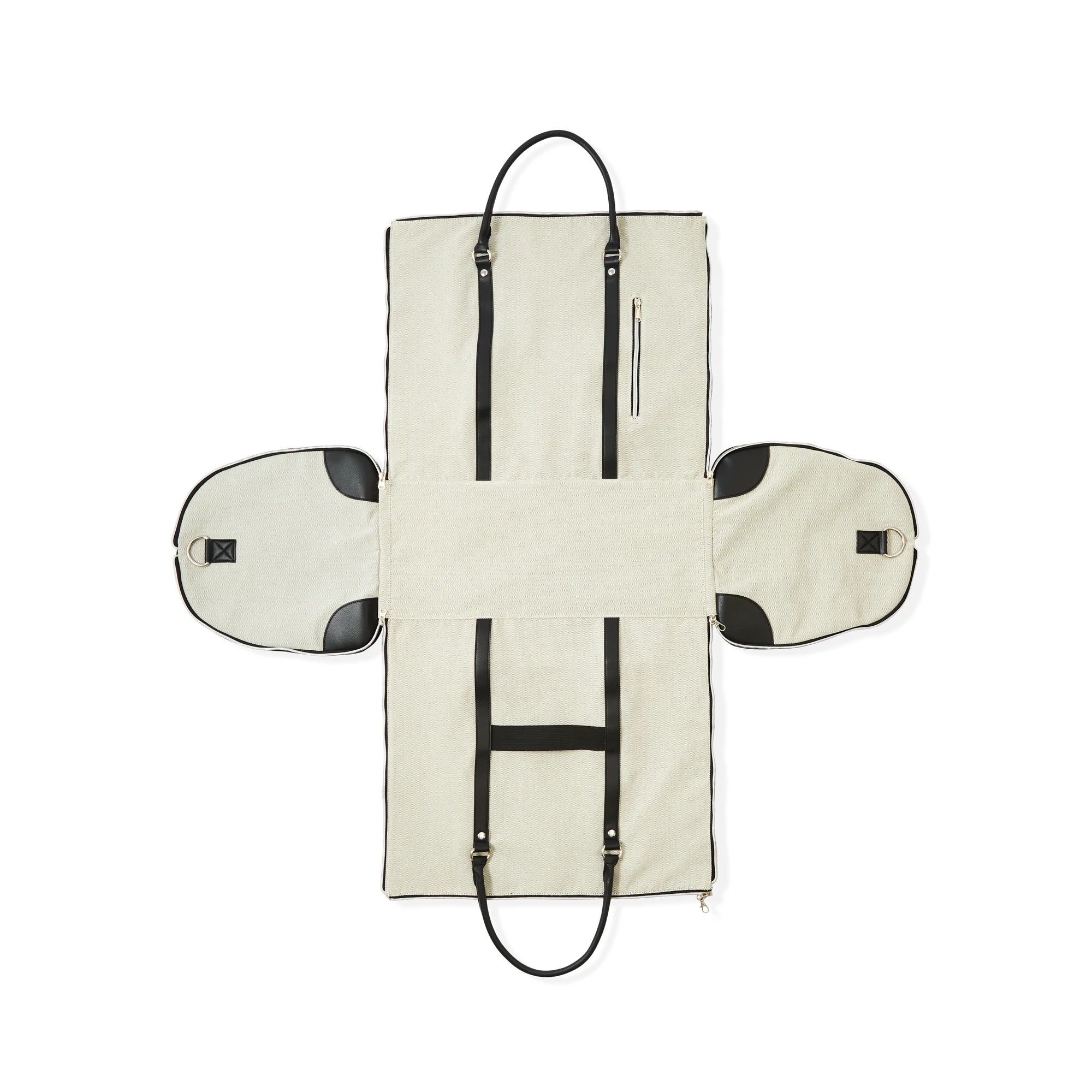 6 53L Garment Duffle Bag - Off White, 6 of 10